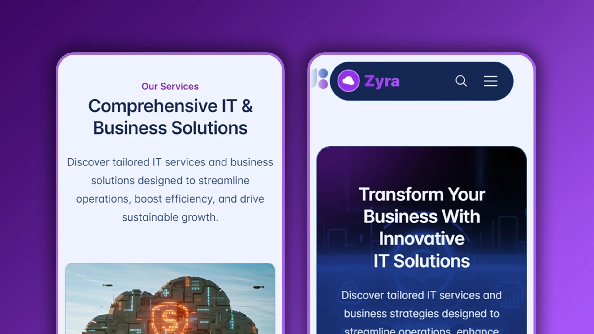 Zyra - Multipurpose IT Solutions & Business Services HTML Website Template