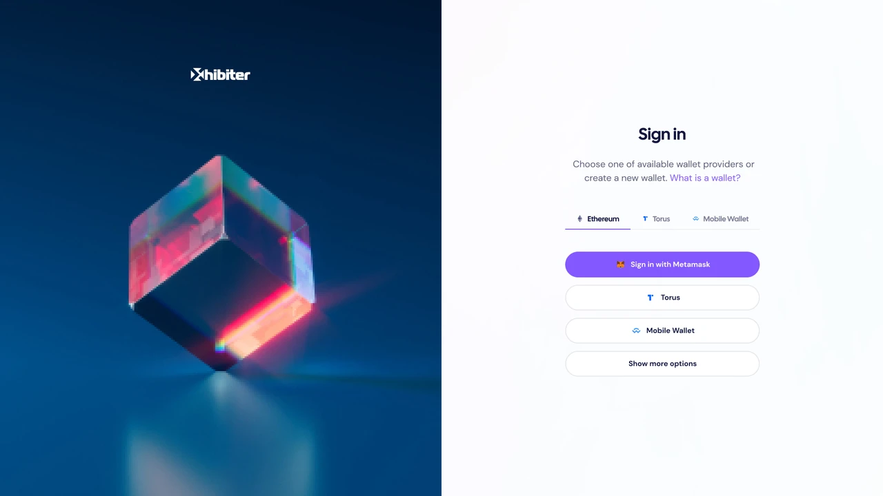 Xhibiter - Web3 Crypto NFT Marketplace Figma Template