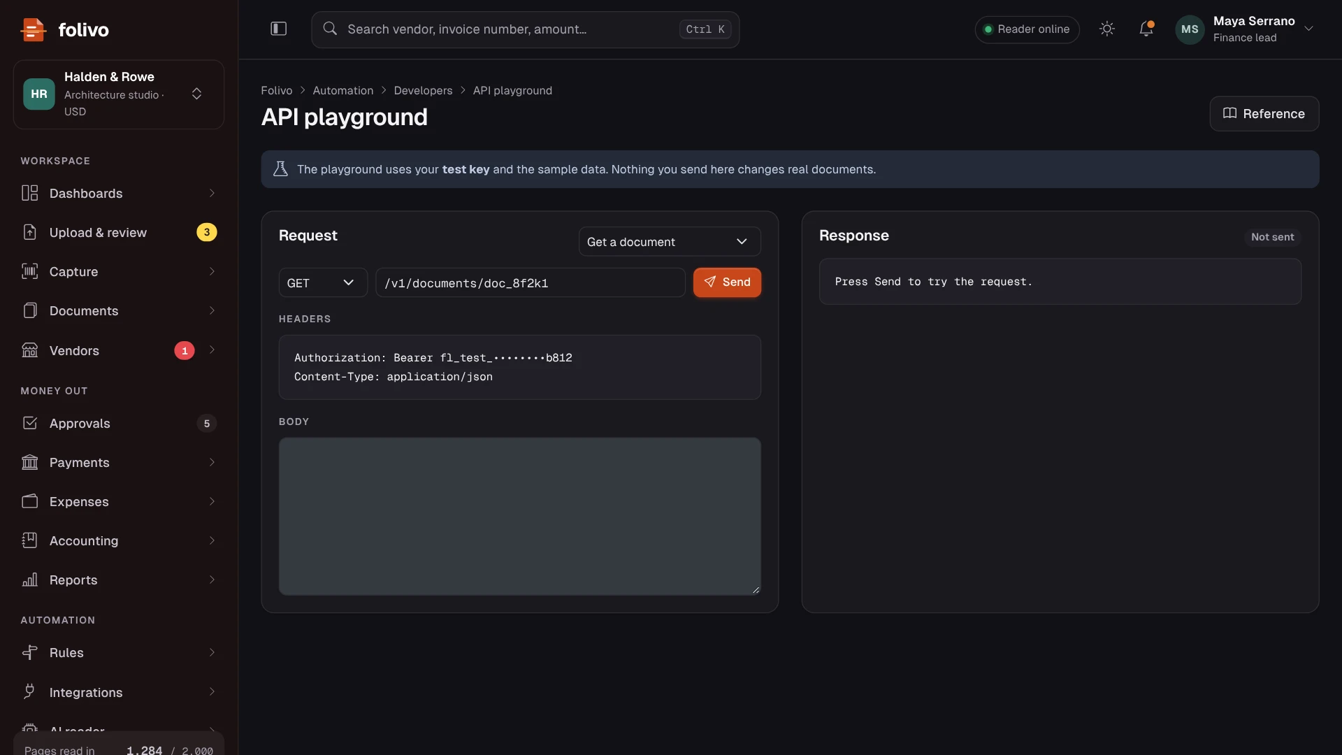 Folivo - AI Invoice & Receipt OCR Admin Dashboard Template HTML, React, Vue (Screenshot 20 of 20)