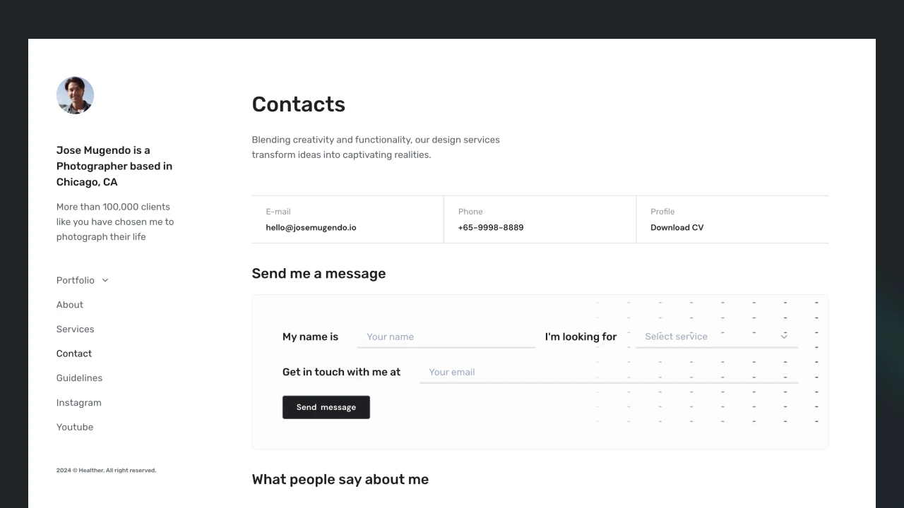 Snapfolio - Framer Portfolio Template for Photographers & Creatives
