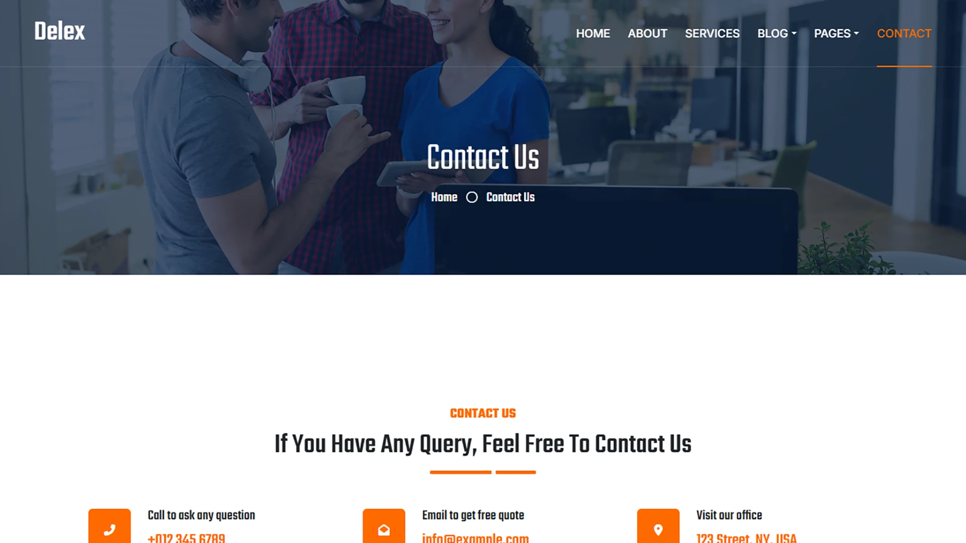 Delex - Corporate Business HTML Template