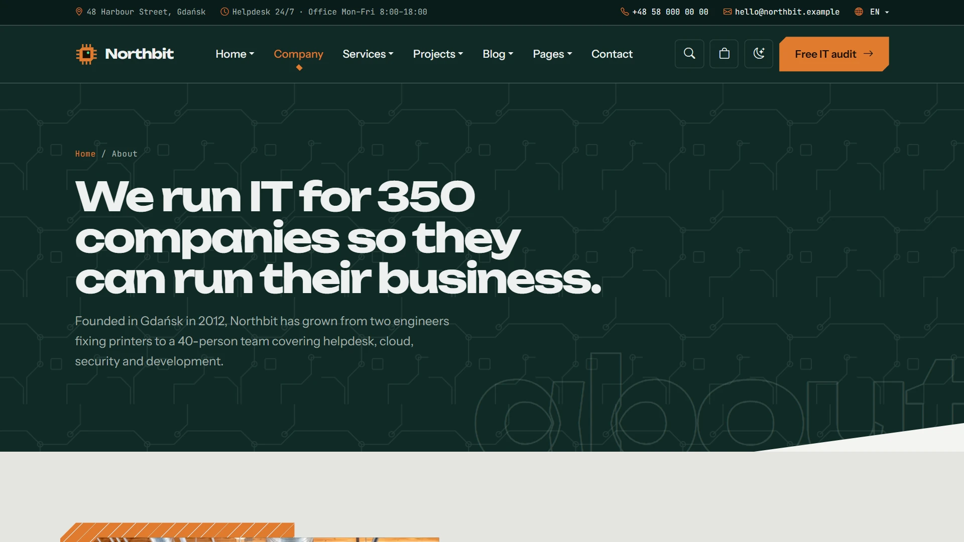 Northbit - IT Services & Solutions HTML Template