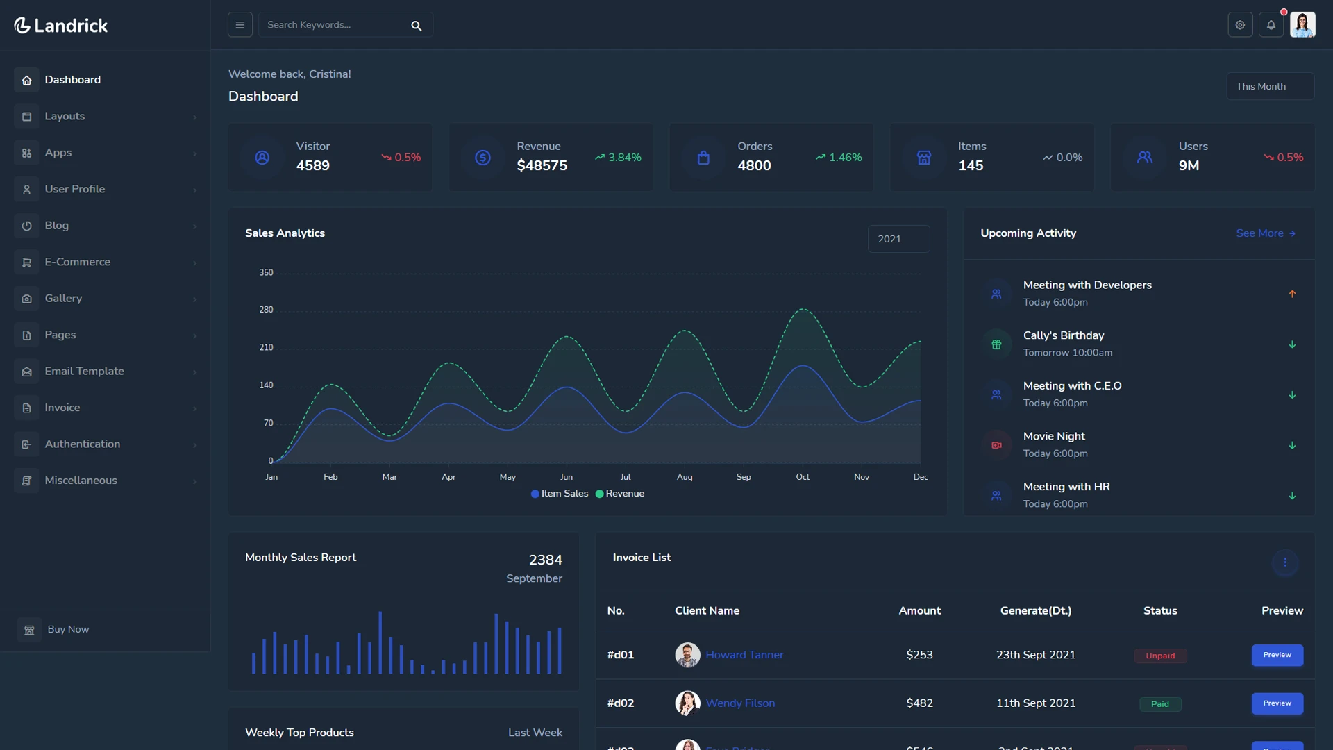 Landrick - App, Saas & Software Landing & Admin Dashboard Bootstrap 5 Template