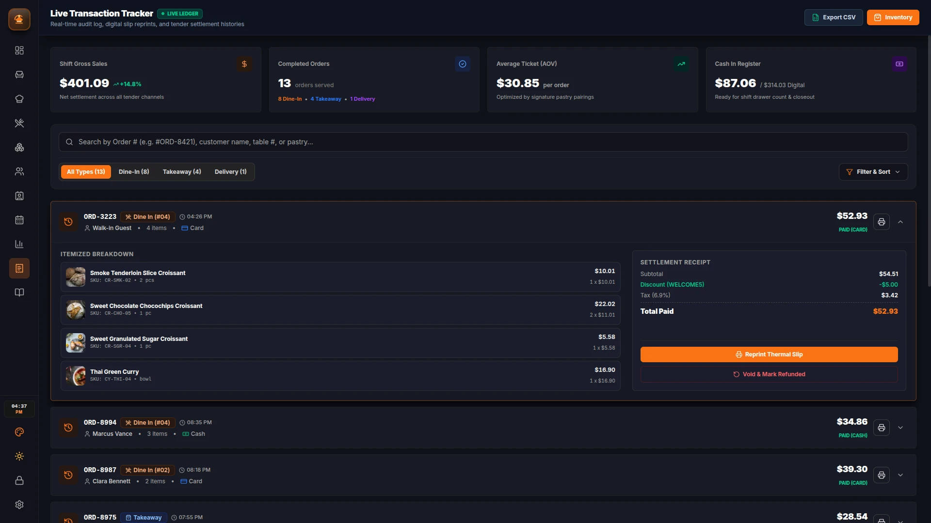 Spice Hub POS - Next.js 15 Restaurant POS & SaaS Dashboard Template