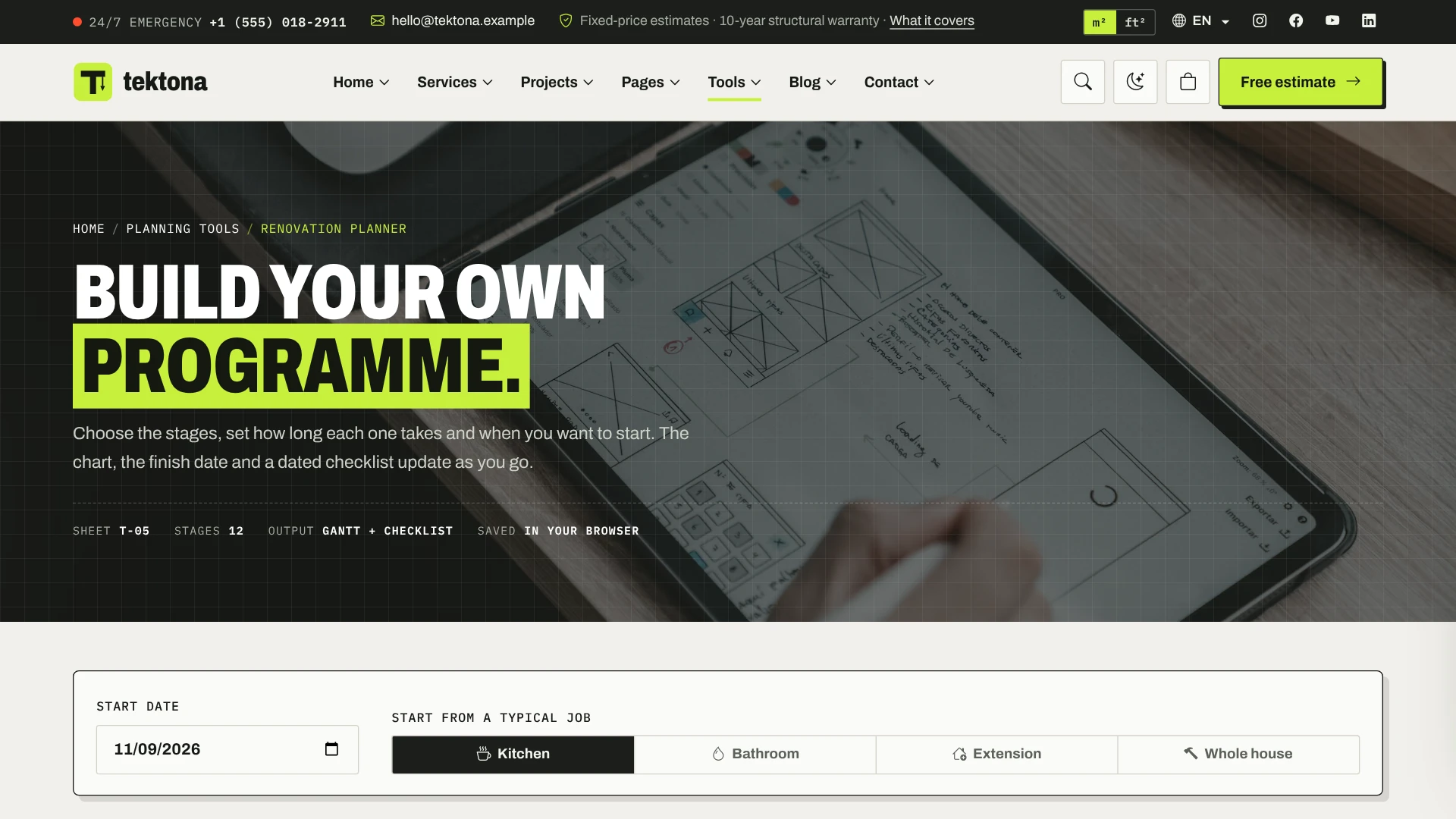 Tektona - Construction & Renovation HTML Template