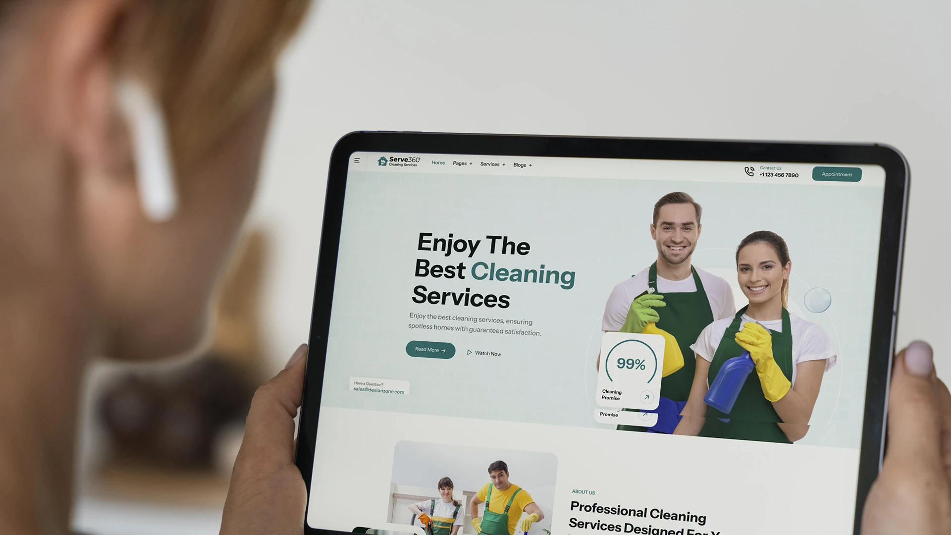 Serve360 - Cleaning Services WordPress Theme