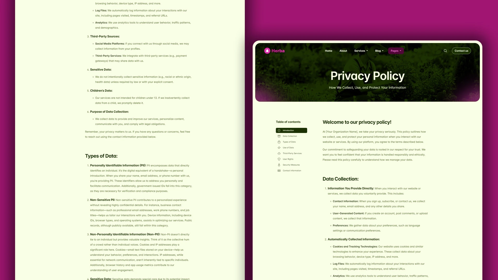 Herba - Innovative Landscaping and Green Spaces HTML Website Template