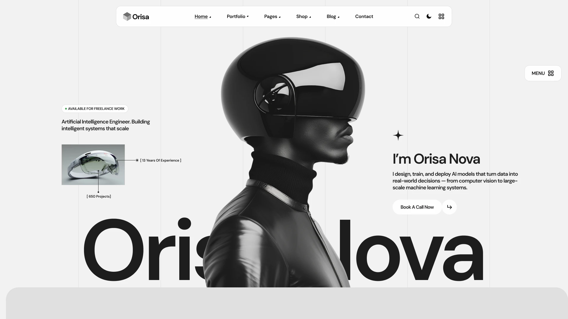 Orisa - Creative Agency & Portfolio Next.js Template