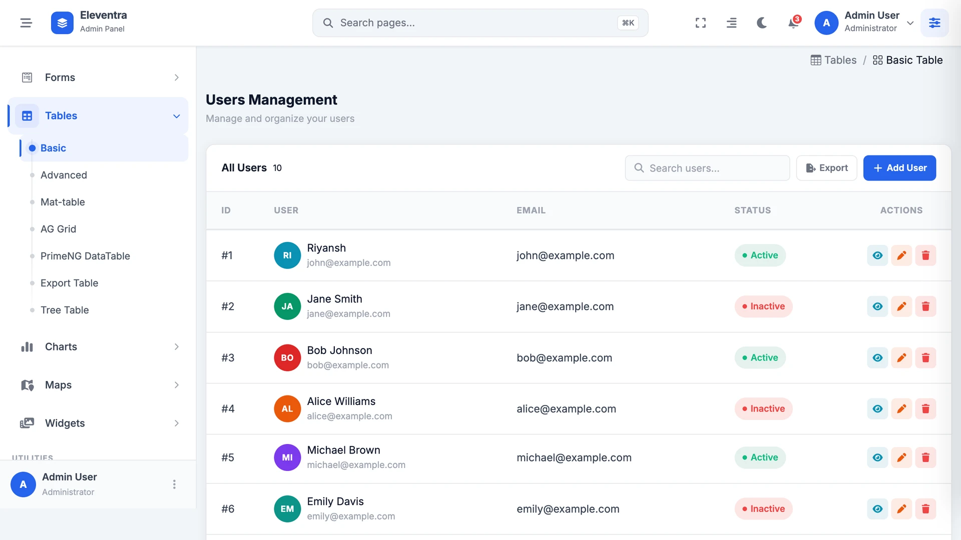 Eleventra - Angular 21 Admin Dashboard Template + UI Kit + 90+ Pages