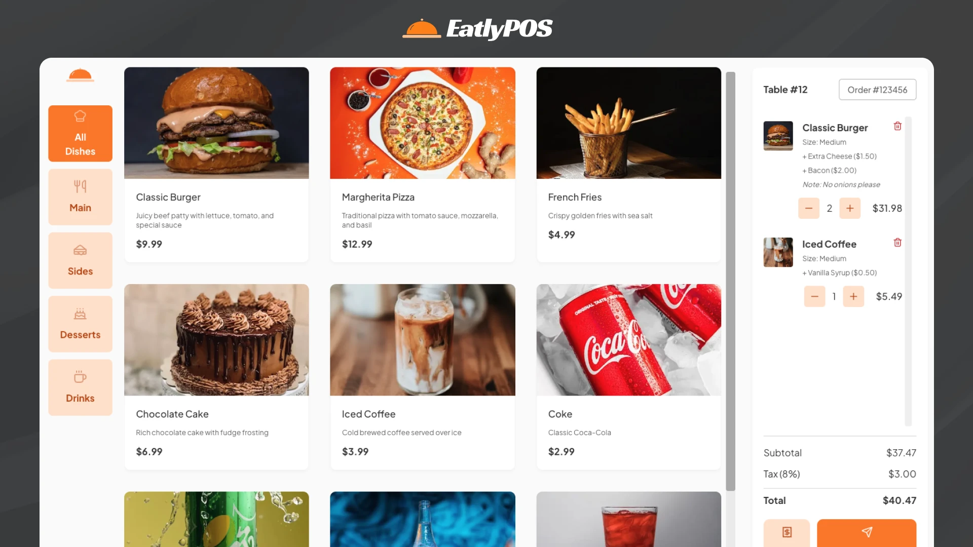 EatlyPOS - Next.js Restaurant Management System Template & POS