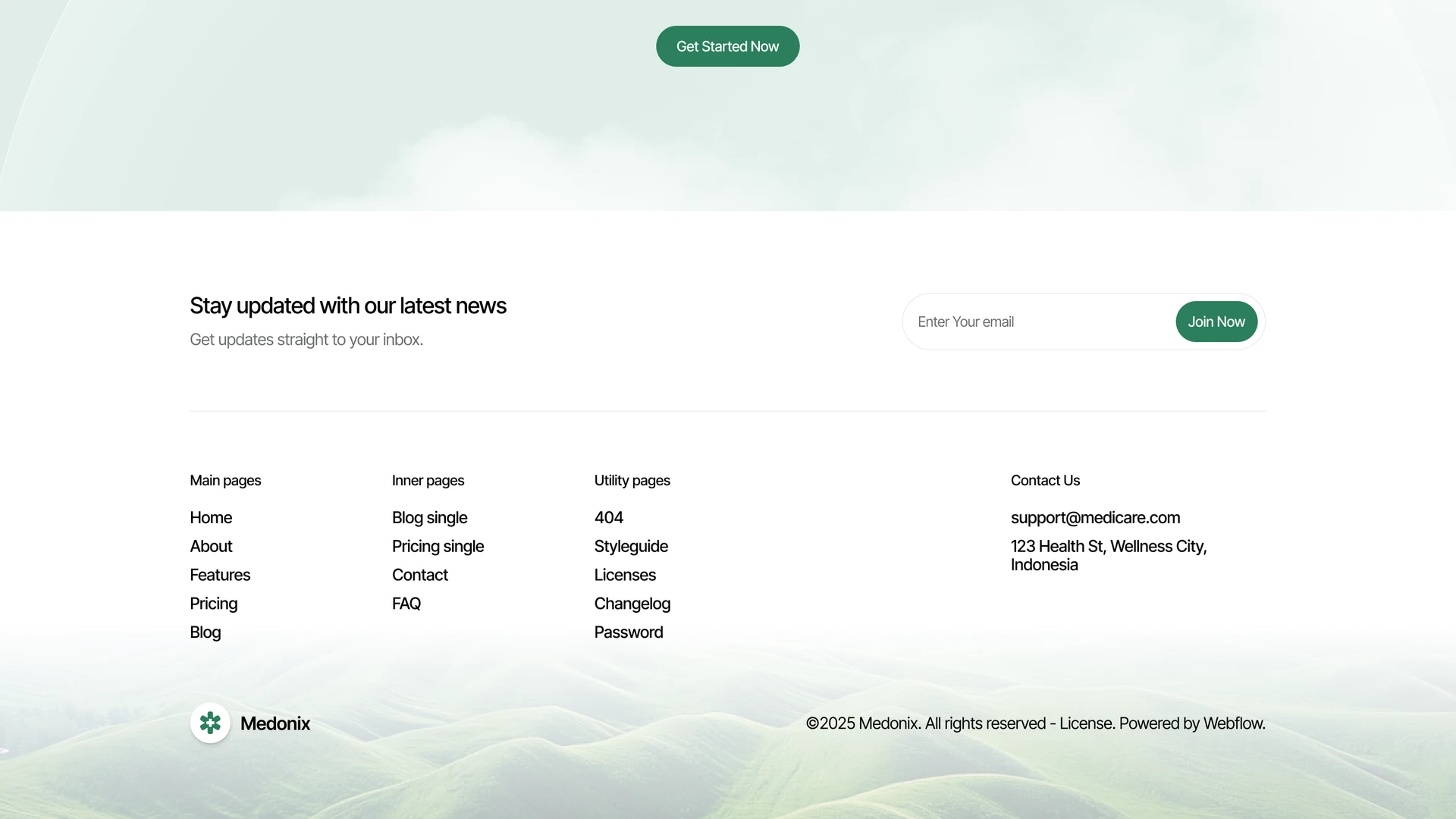 Medonix - Next.js 16 Healthcare SaaS AI Template
