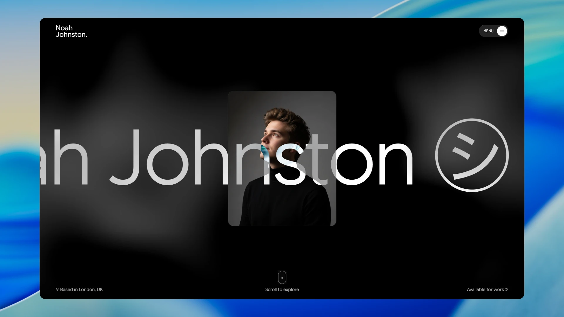 Johnston - Framer Portfolio Template