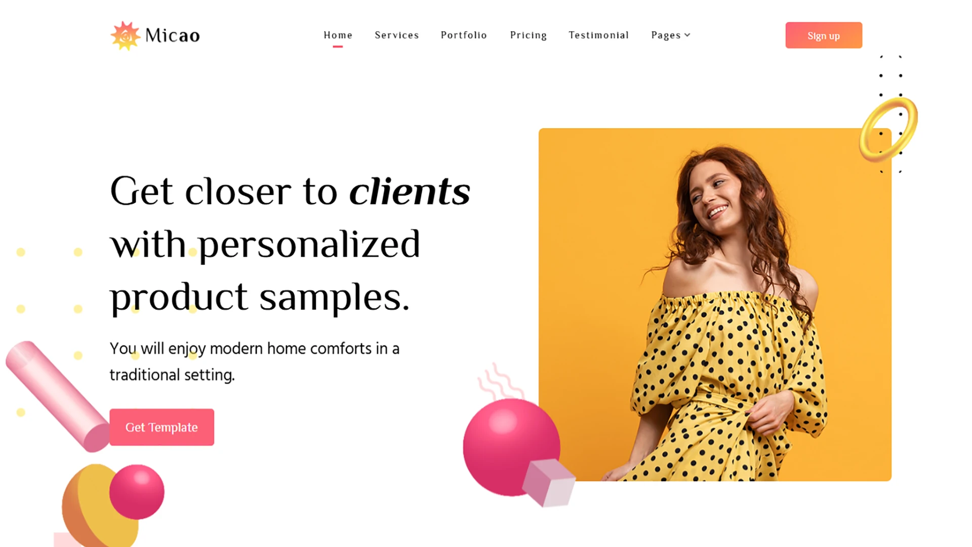 Micao - Creative Business and Multipurpose HTML Template