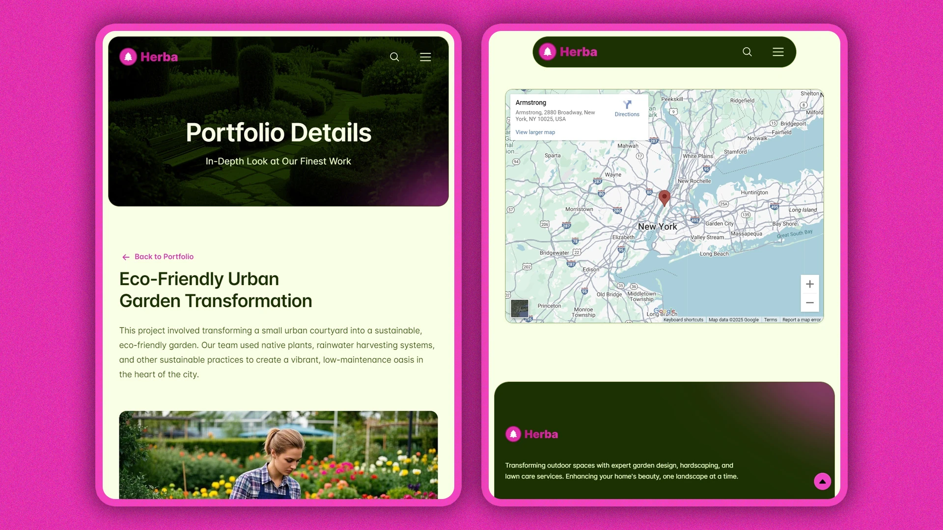 Herba - Innovative Landscaping and Green Spaces HTML Website Template