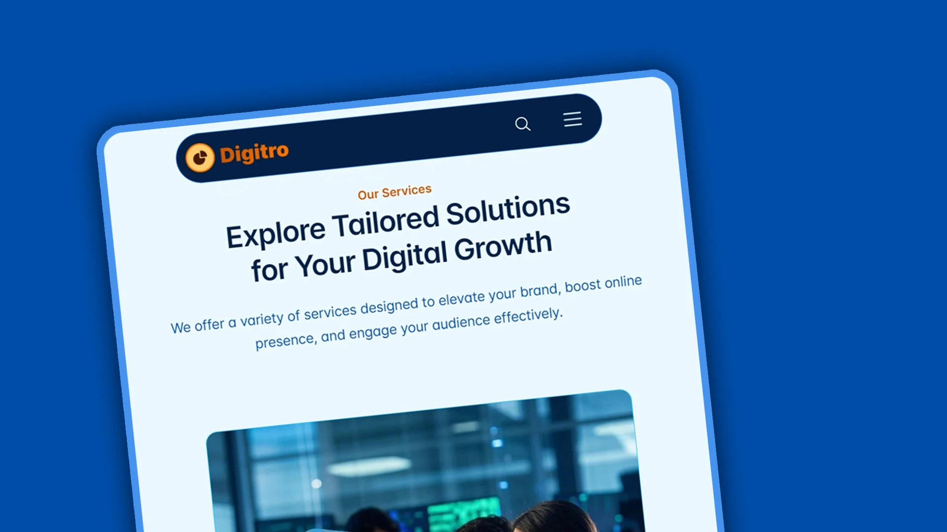 Digitro - Cutting-Edge Digital Marketing Agency HTML Website Template
