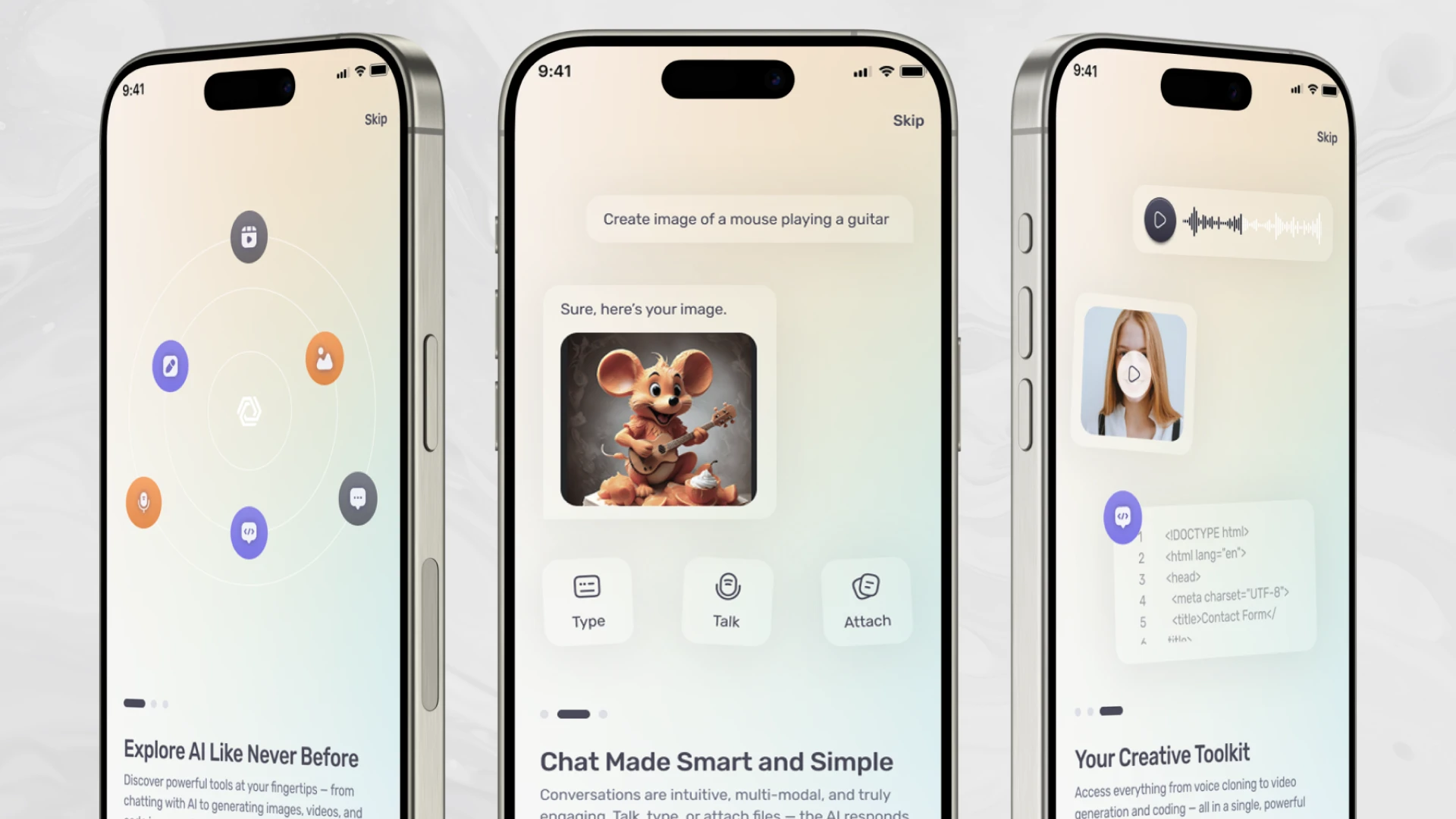 ConvoAI - AI Chatbot Mobile UI Kit
