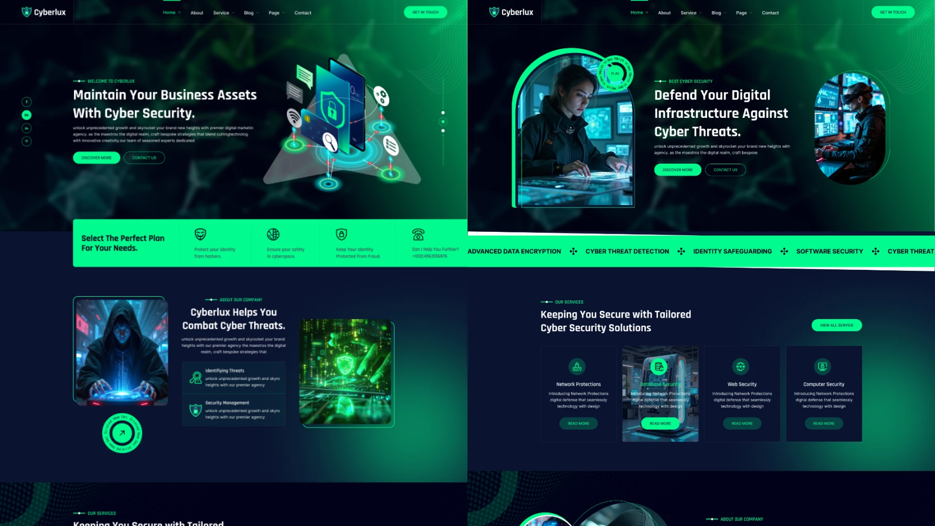 Cyberlux - Advanced Cybersecurity & IT Service Responsive WordPress Theme
