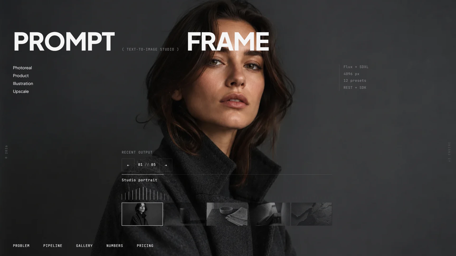 Vayra - AI Image Generation Landing HTML Template