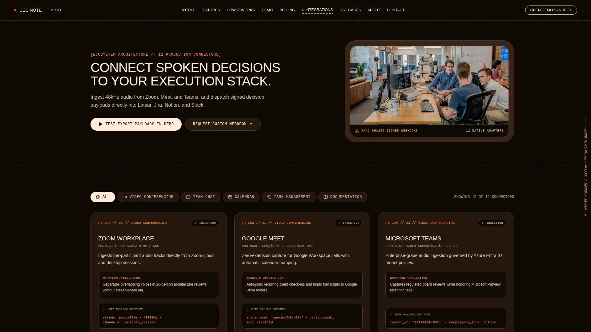 Decinote - AI Meeting Notes & Decision Ledger Next.js SaaS Template