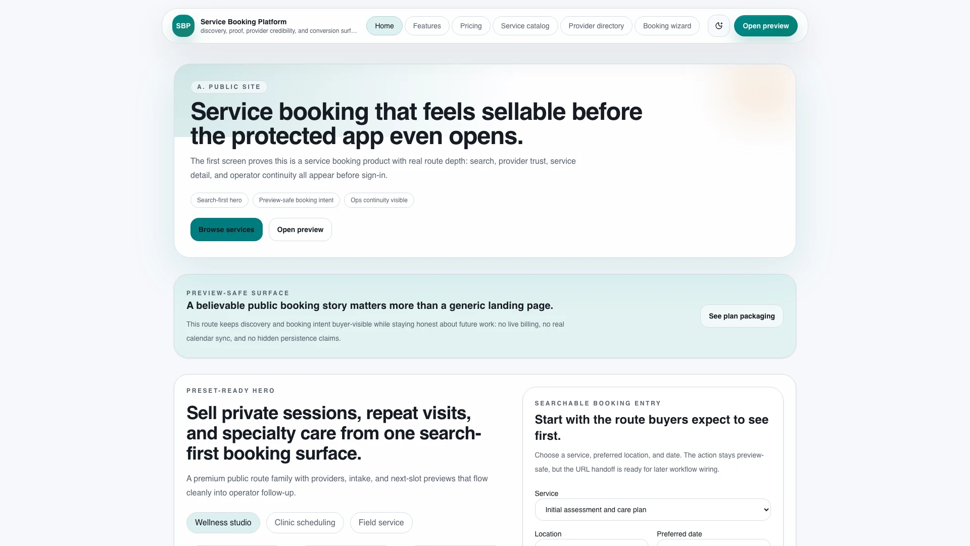 ServiceFlow - Service Booking Platform, CRM & Admin Template
