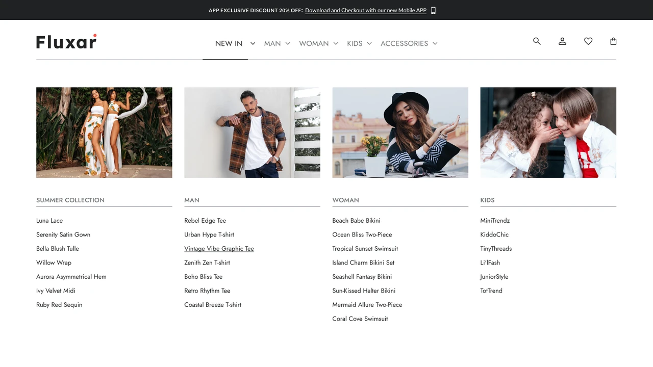 Fluxar - eCommerce Figma Template