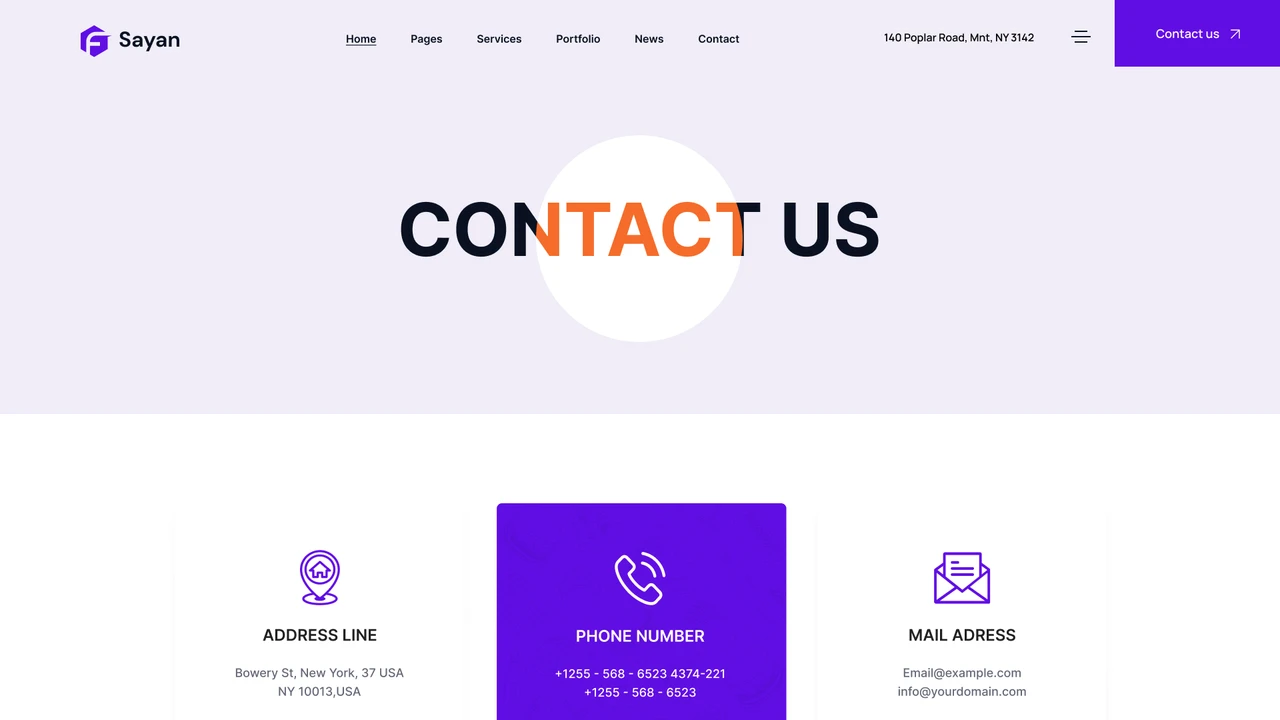 Sayan - Multipurpose Business Figma Template