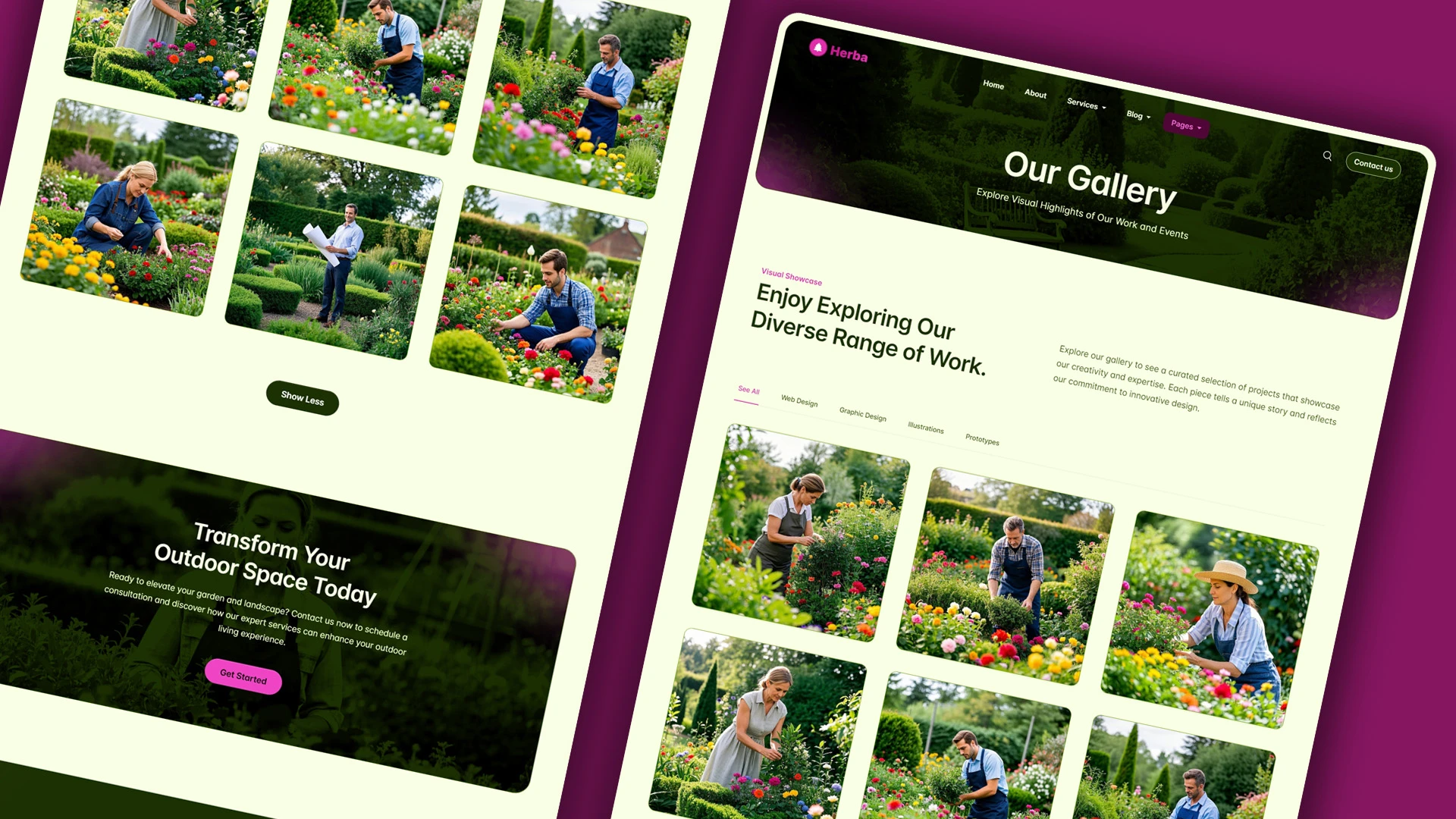 Herba - Innovative Landscaping and Green Spaces HTML Website Template