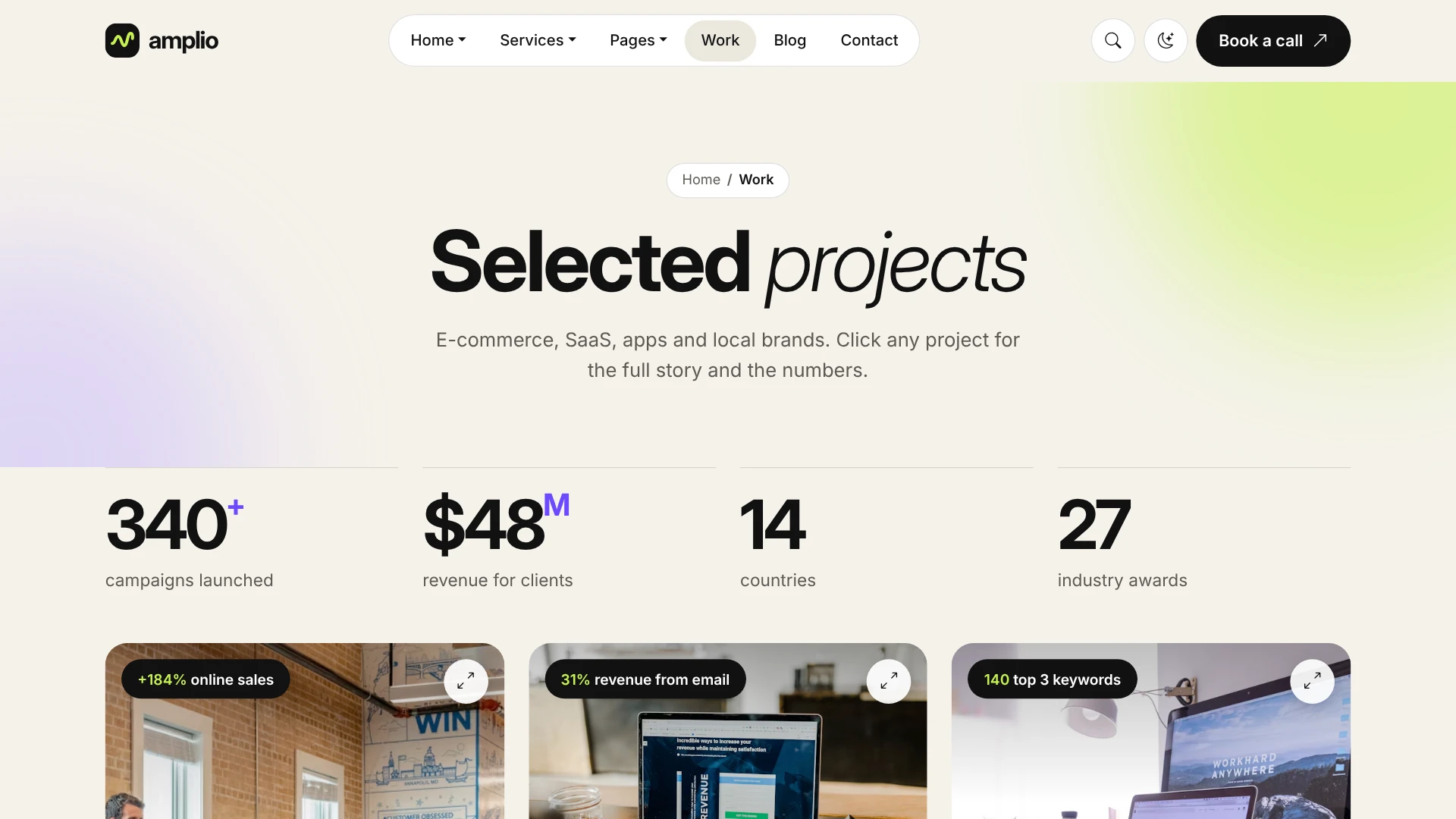 Amplio - Digital Marketing Agency HTML Template