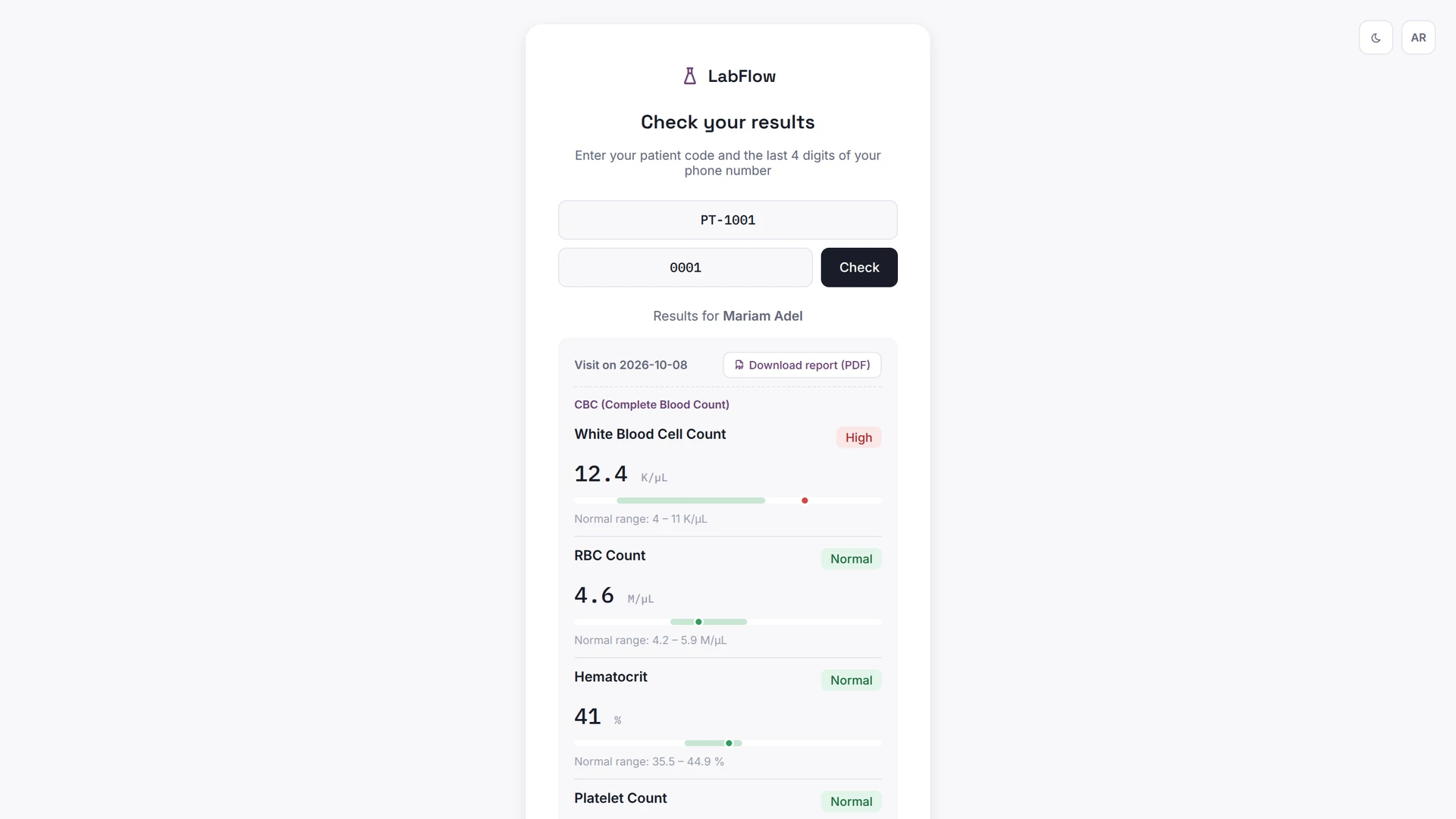 LabFlow - Angular Laboratory Dashboard Template (Screenshot 16 of 19)