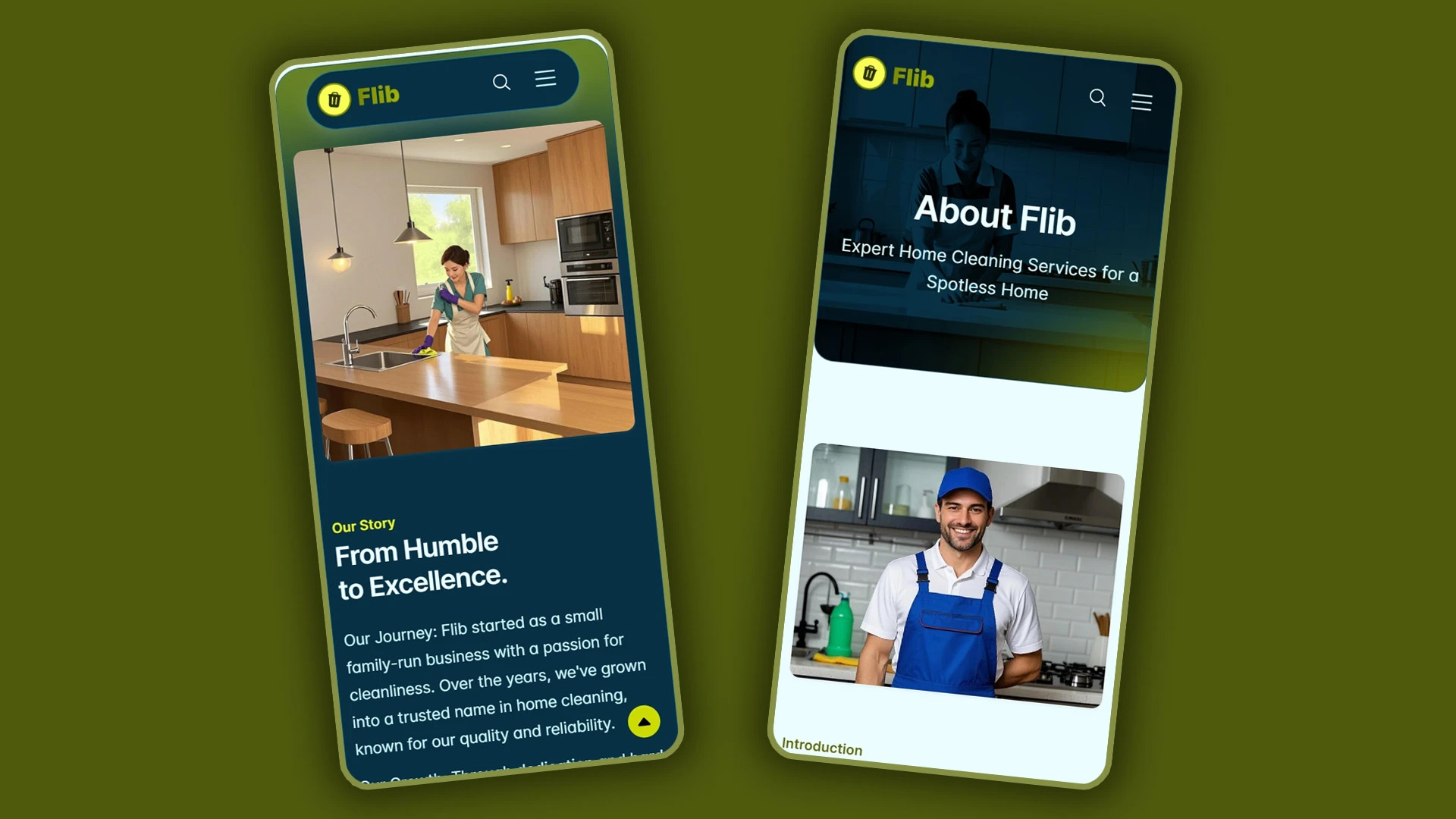Flib - HTML Website Template For Premium Home Cleaning Services