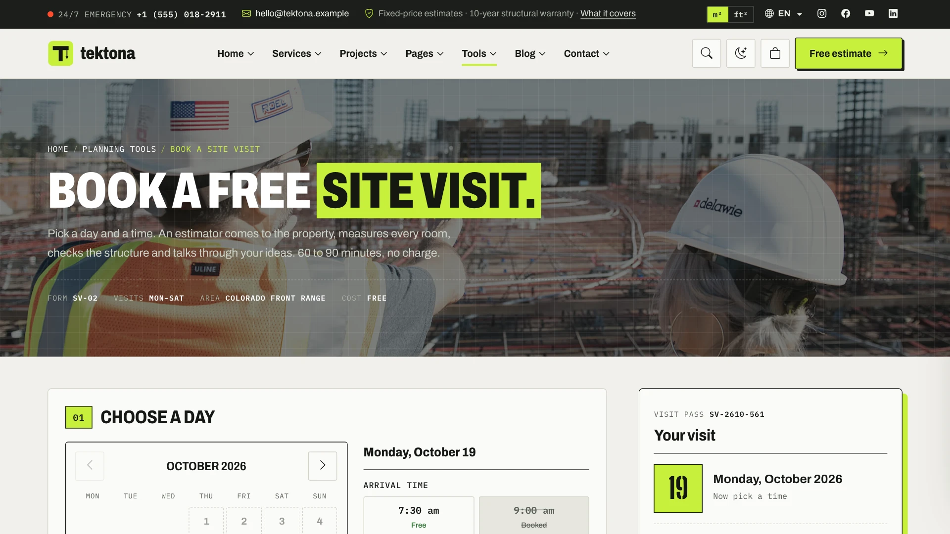 Tektona - Construction & Renovation HTML Template