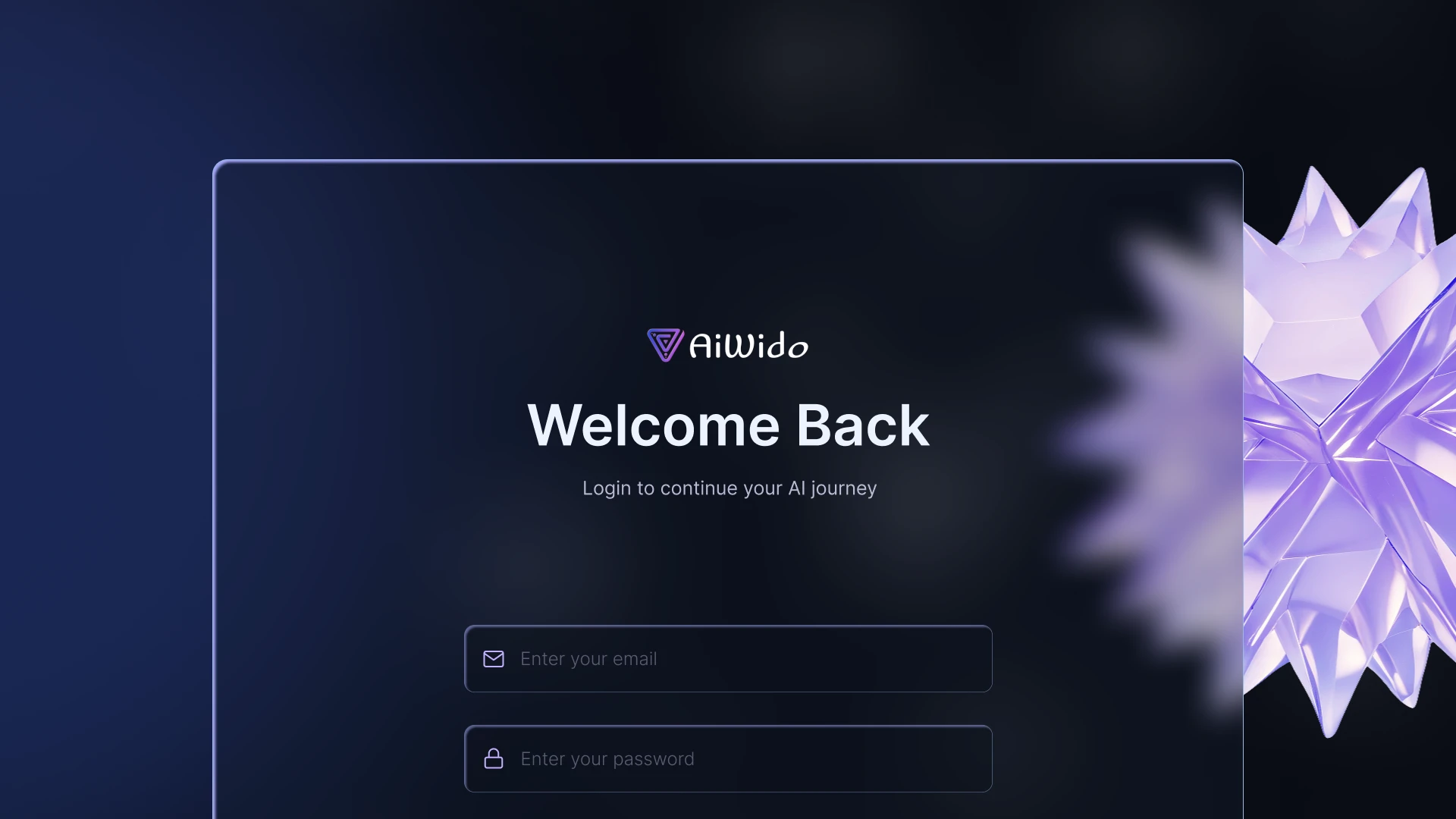 AiWido - Premium Futuristic AI Video Generator SaaS Figma Template