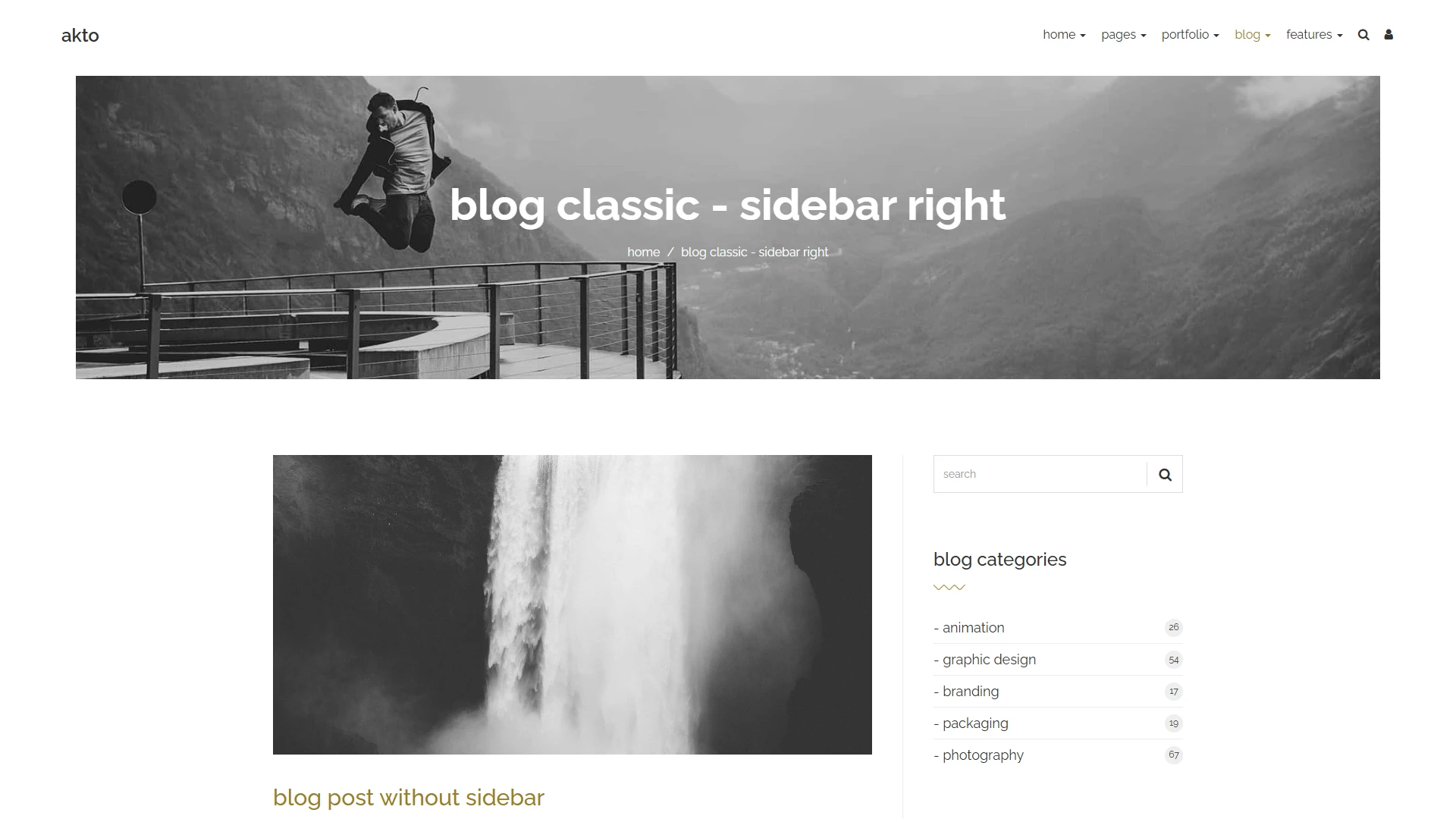 Akto - Multipurpose HTML Website Template