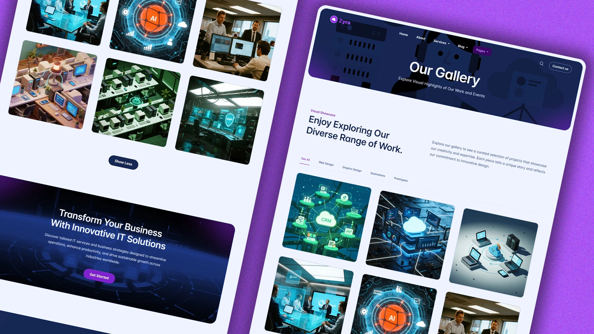Zyra - Multipurpose IT Solutions & Business Services HTML Website Template