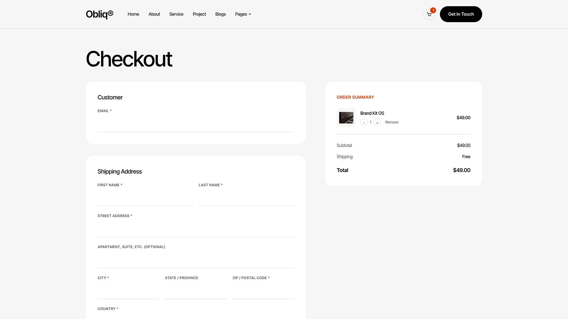 Obliq - Digital Agency & Portfolio Next.js Template