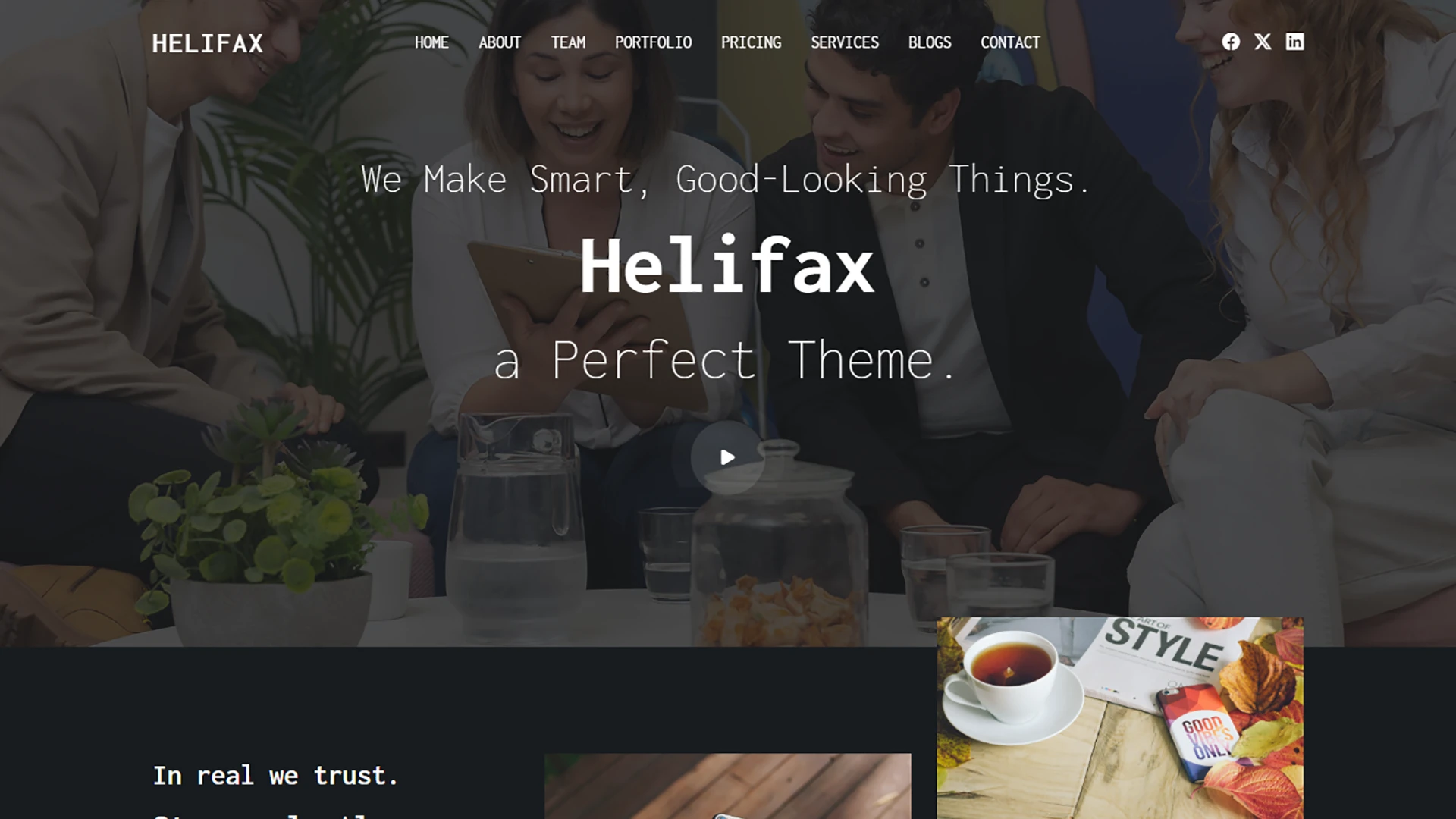 Helifax - Multipurpose Web Agency Portfolio HTML Template