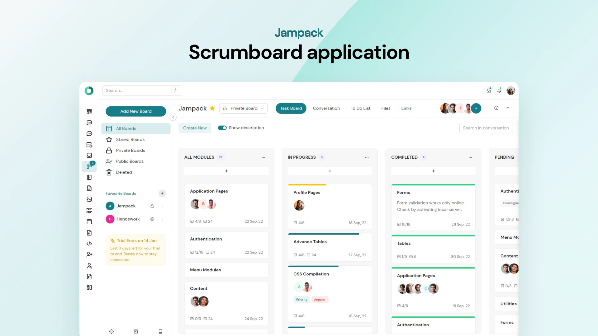 Jampack - Powerful Admin Dashboard & SaaS App Template