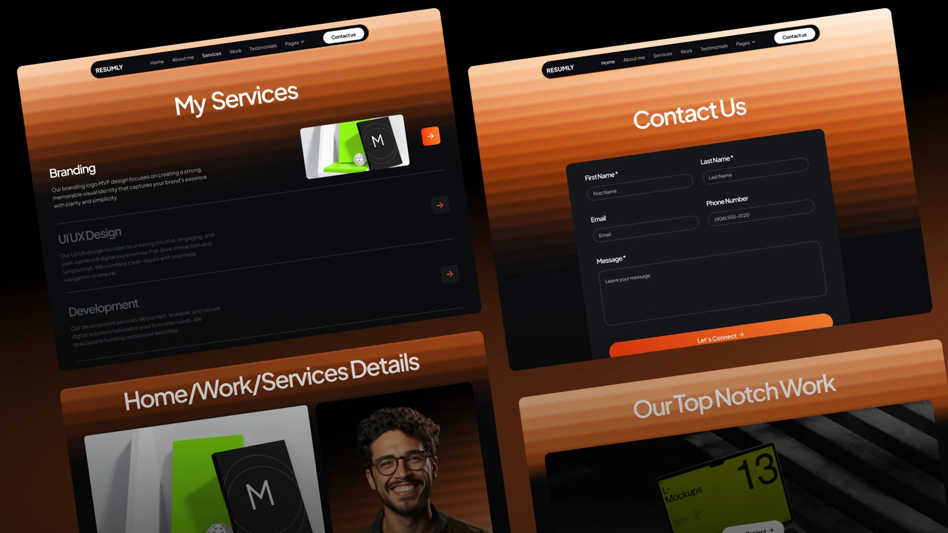 Resumly - Resume, Portfolio & Agency Framer Template