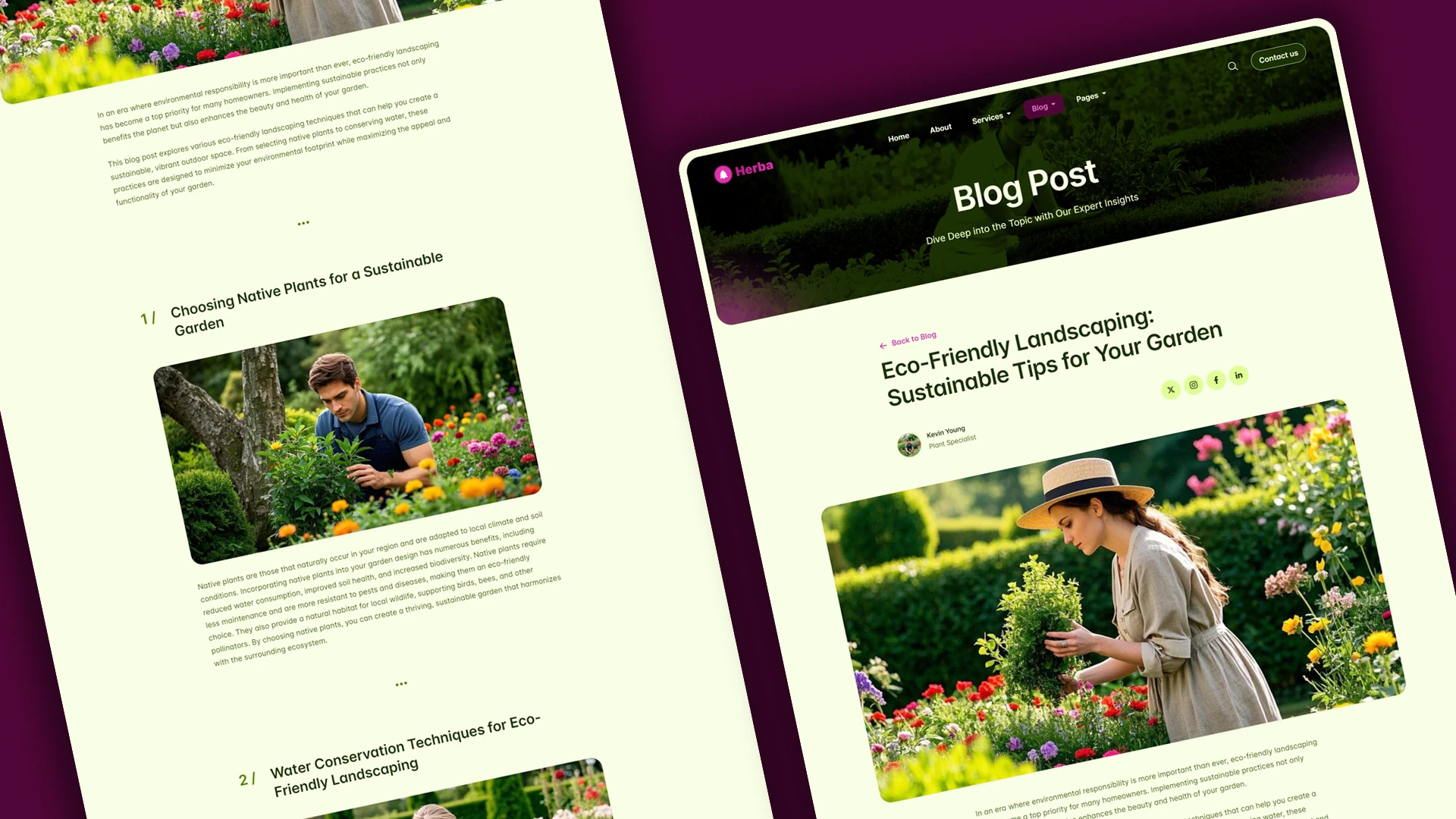 Herba - Innovative Landscaping and Green Spaces HTML Website Template