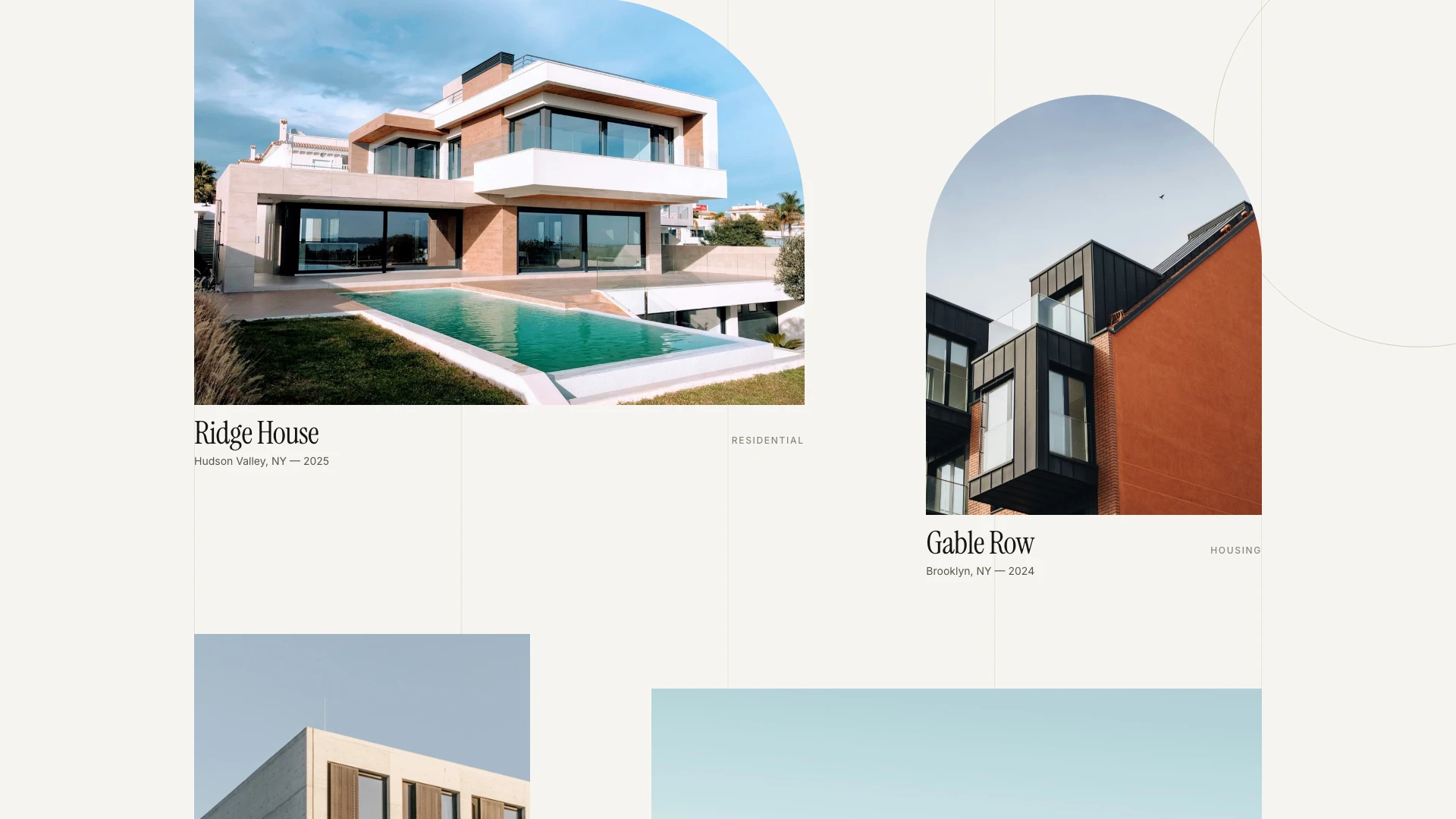 Thornfield - Refined & Modern Architecture Studio Website Template