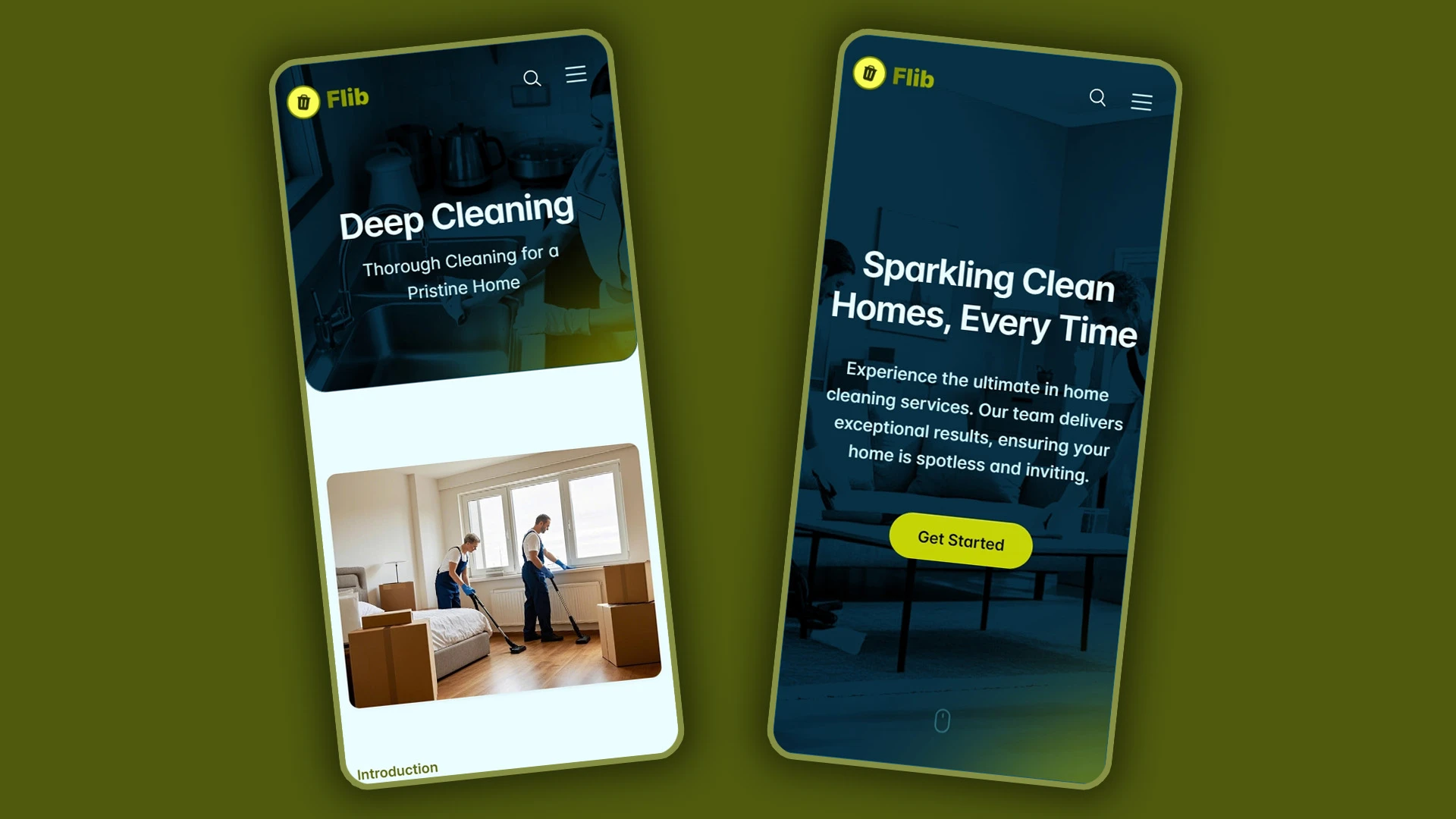 Flib - HTML Website Template For Premium Home Cleaning Services
