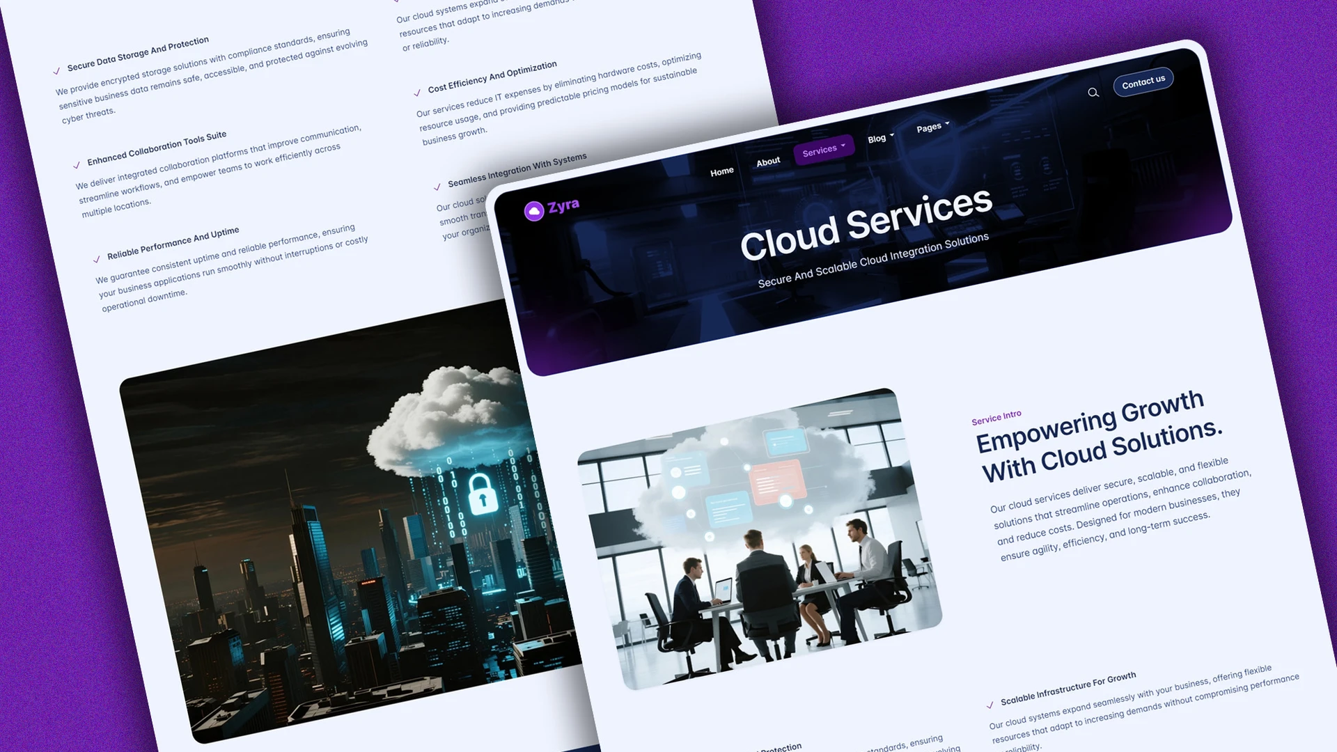 Zyra - Multipurpose IT Solutions & Business Services HTML Website Template