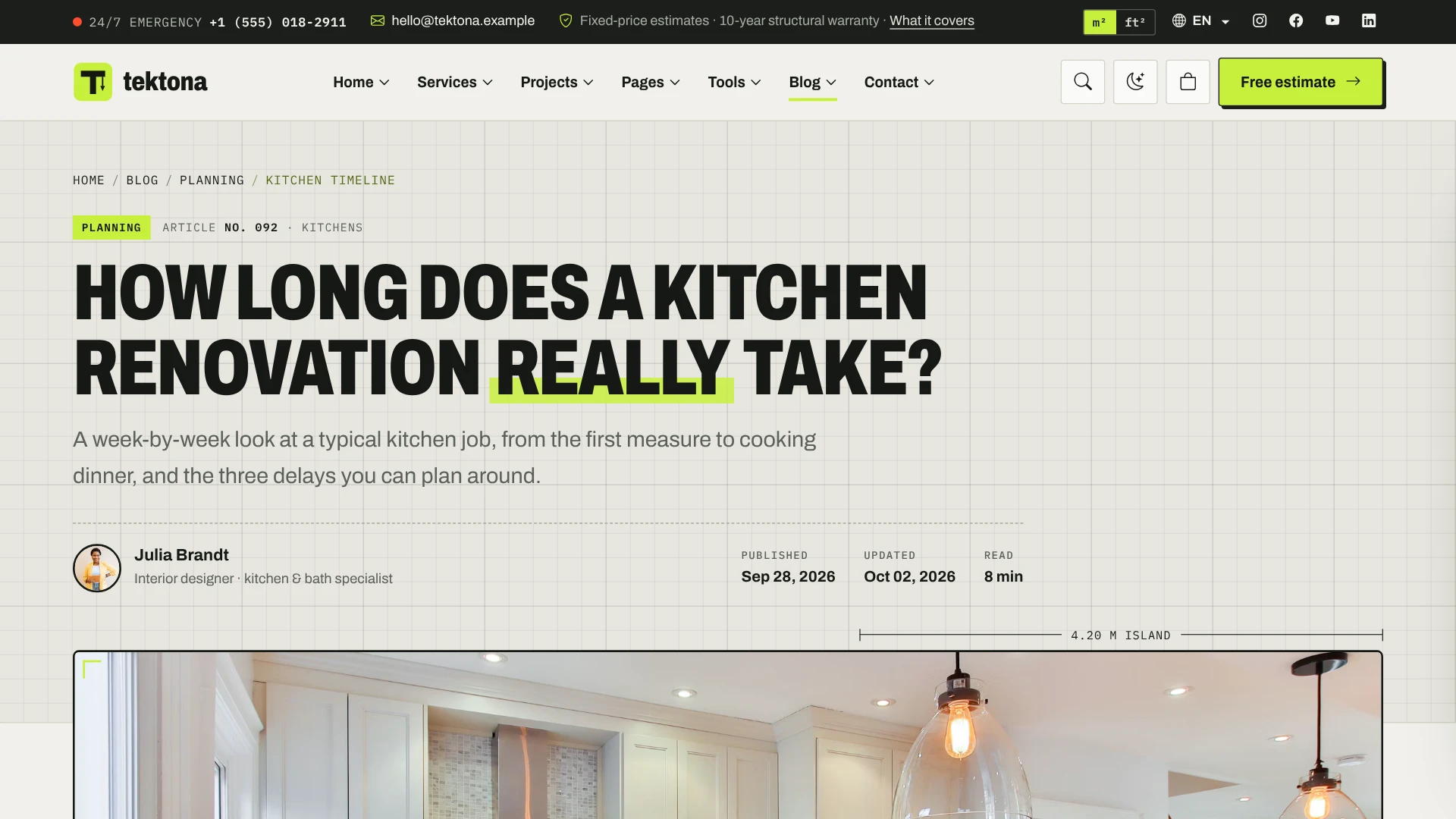 Tektona - Construction & Renovation HTML Template
