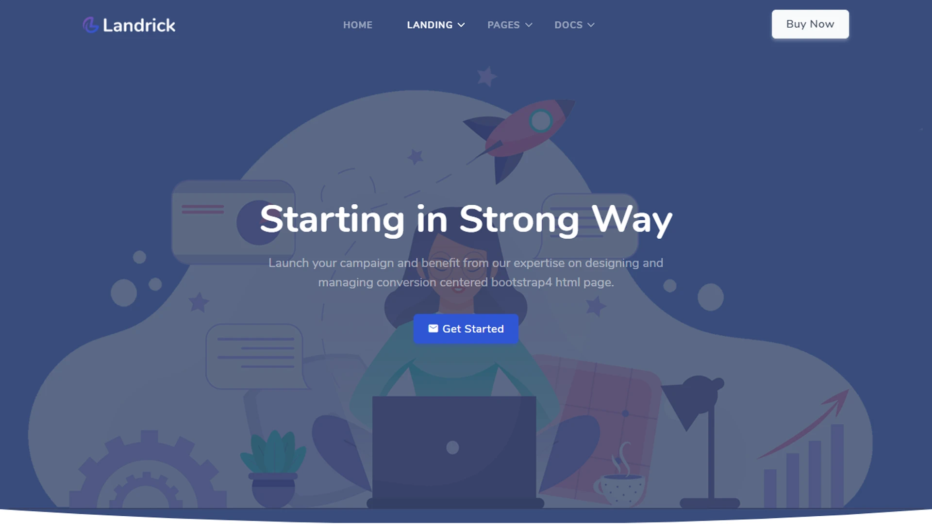 Landrick - App, Saas & Software Landing & Admin Dashboard Bootstrap 5 Template