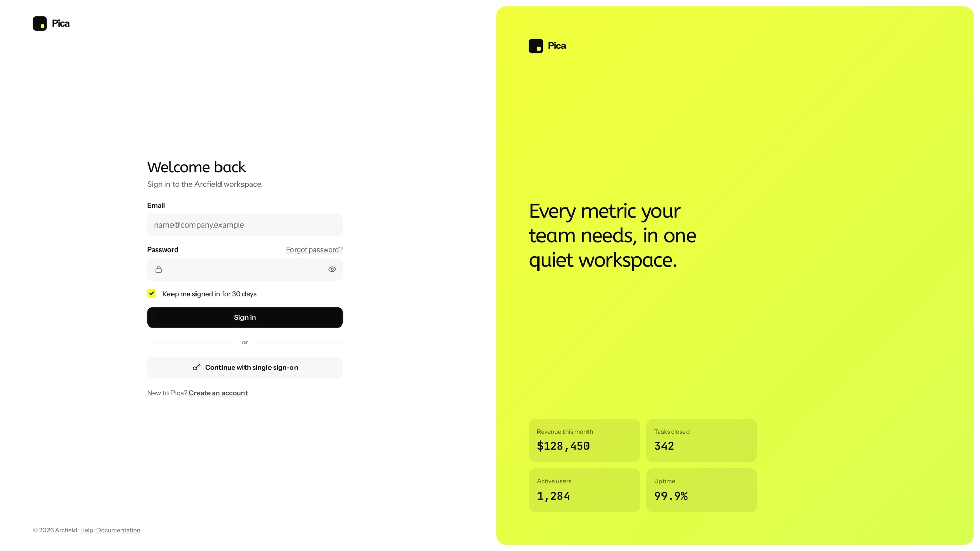 Pica - Minimal Black & White Admin Dashboard Template