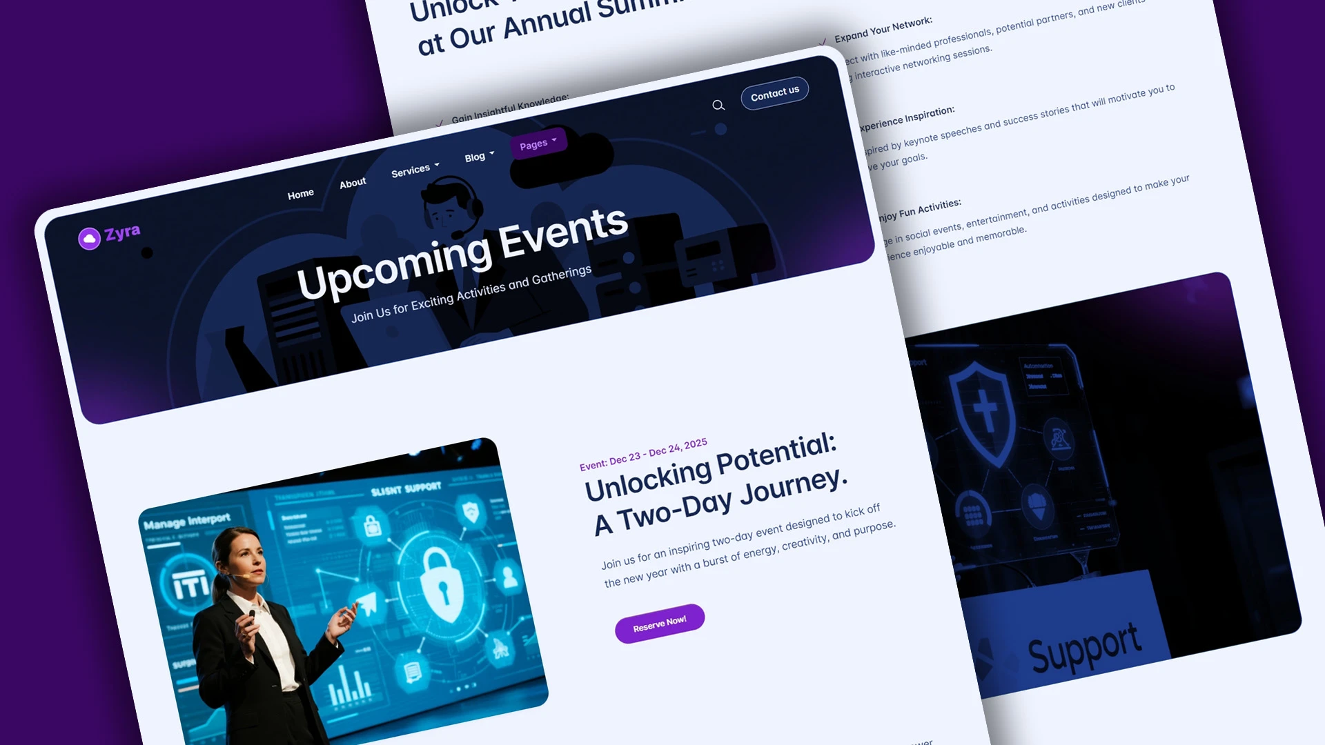 Zyra - Multipurpose IT Solutions & Business Services HTML Website Template
