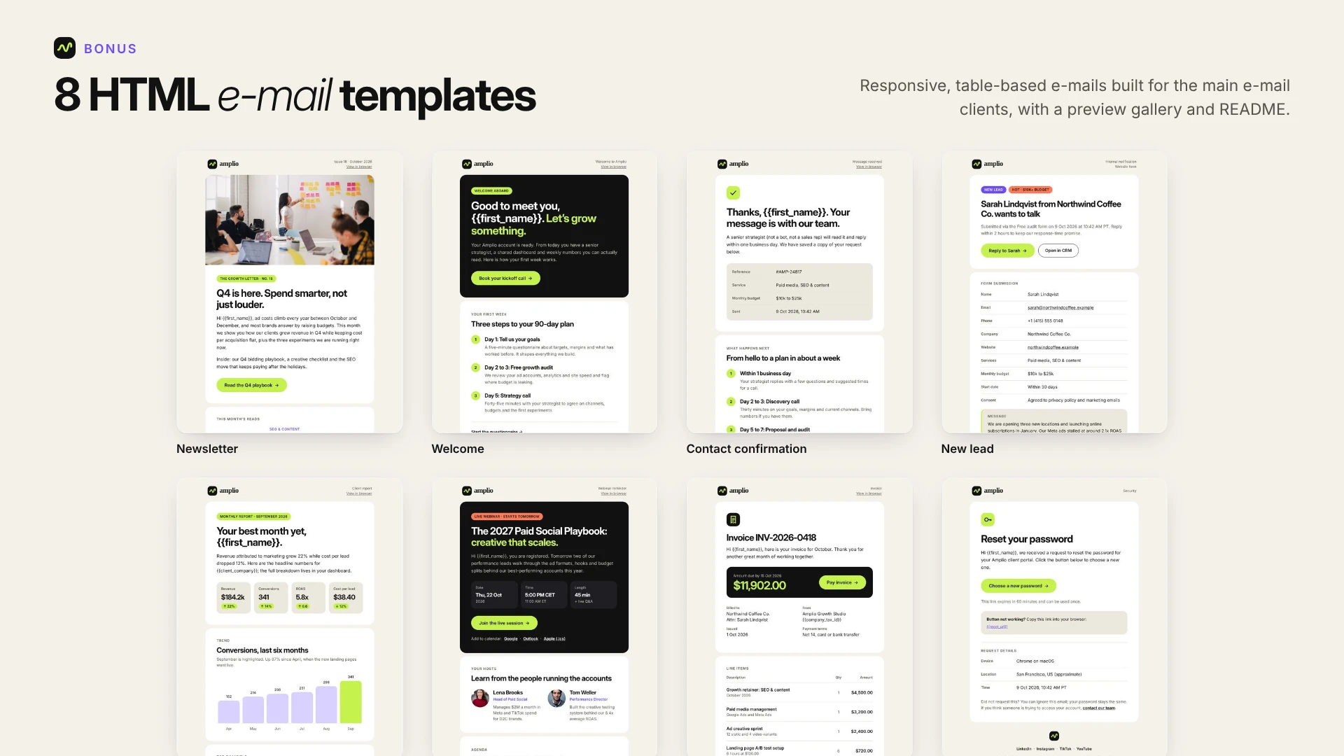 Amplio - Digital Marketing Agency HTML Template