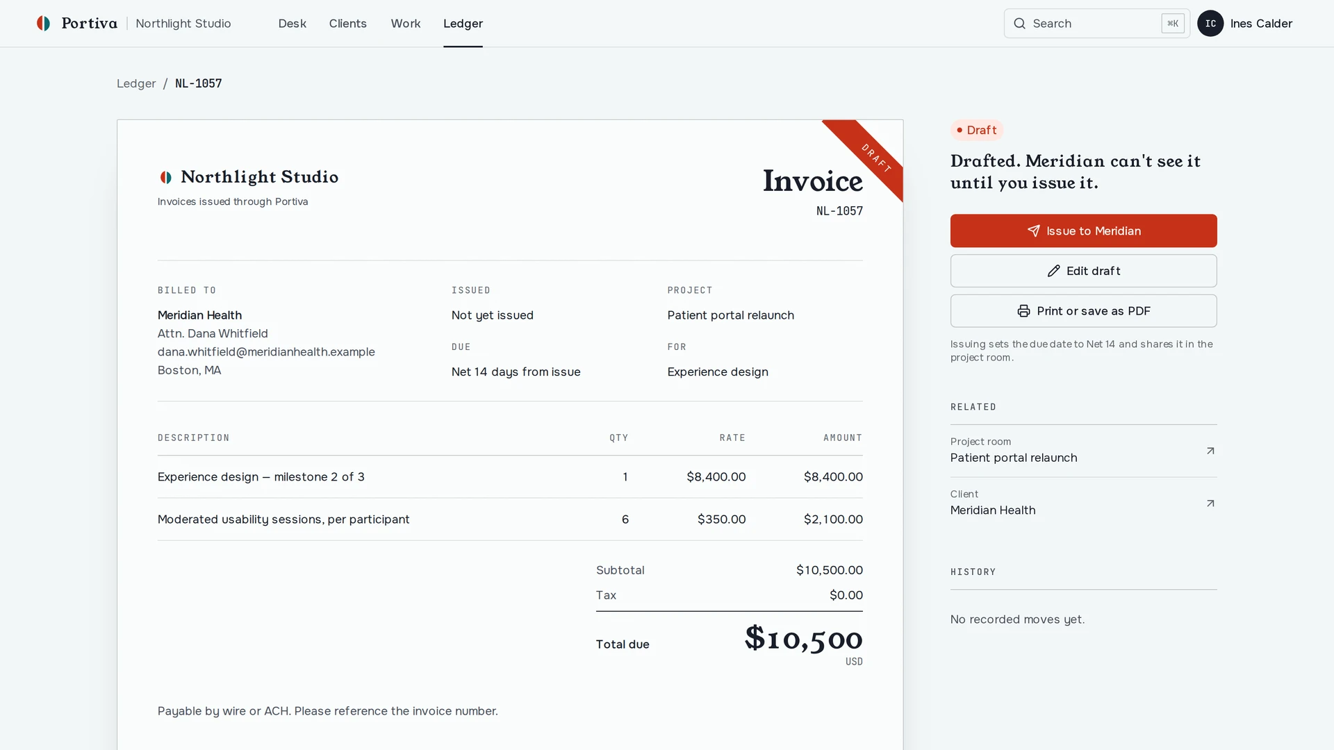 Portiva - Next.js Client Portal & Business Workspace Template