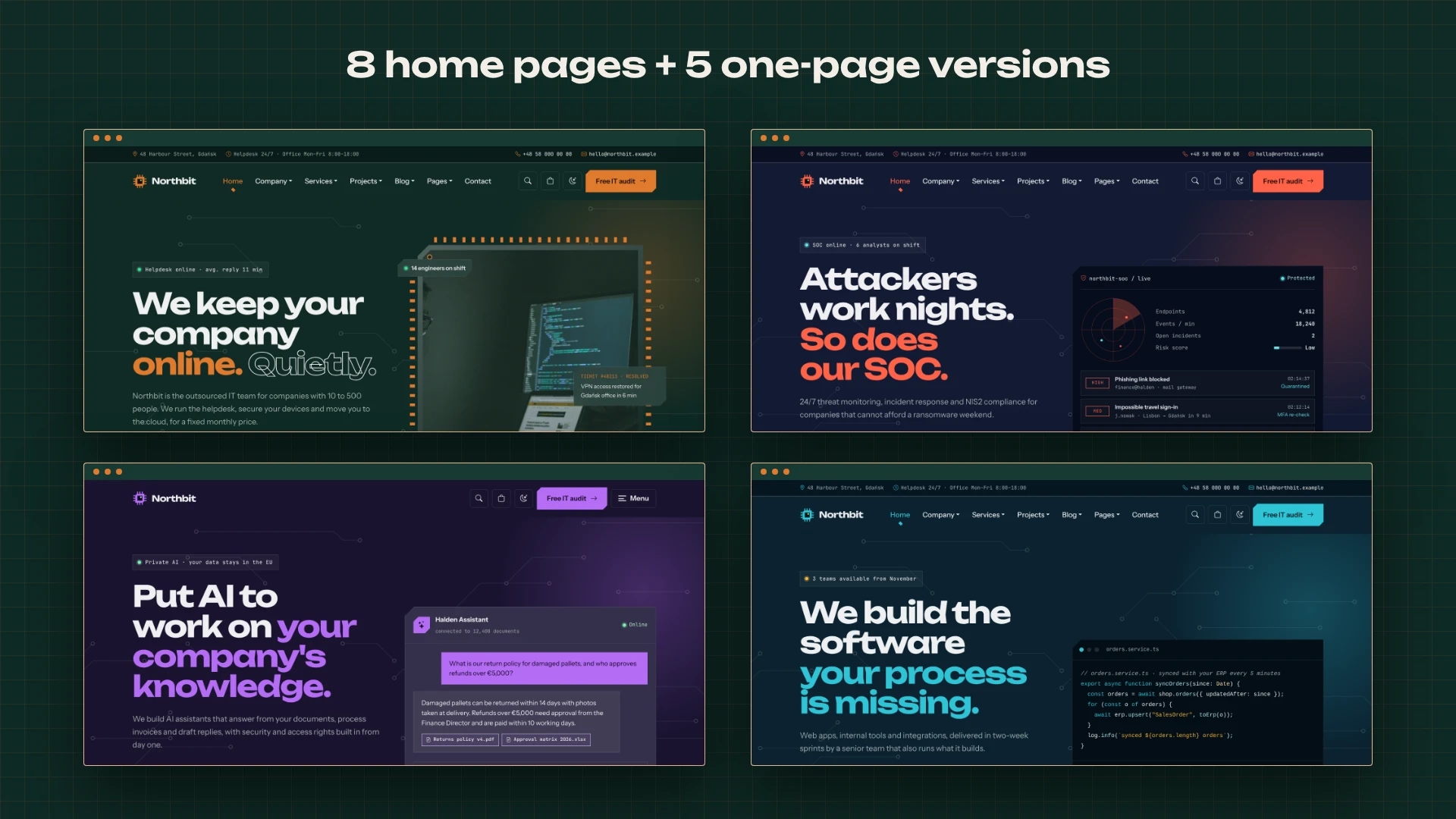 Northbit - IT Services & Solutions WordPress Theme
