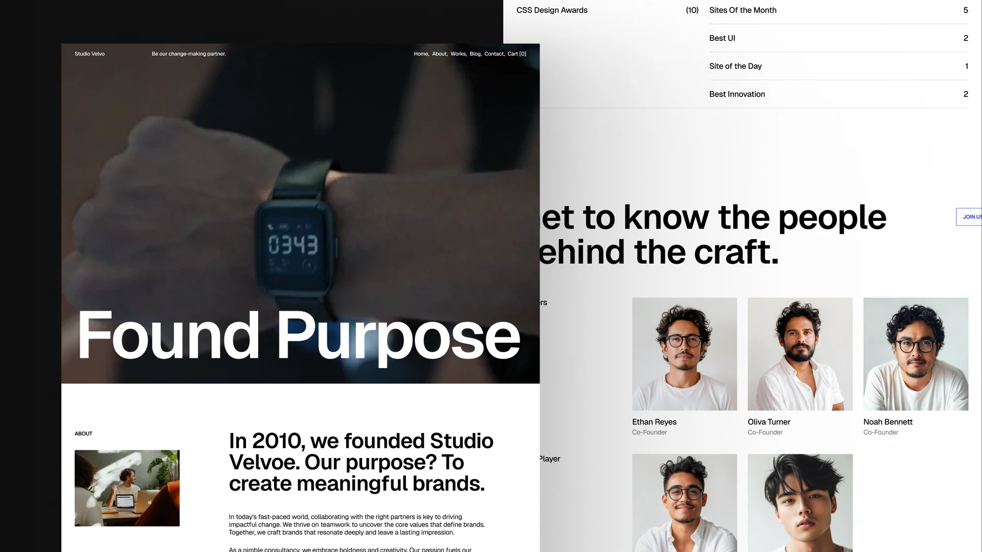 Studio Velvoe - Creative Studio & Marketing Agency Figma and Framer Template